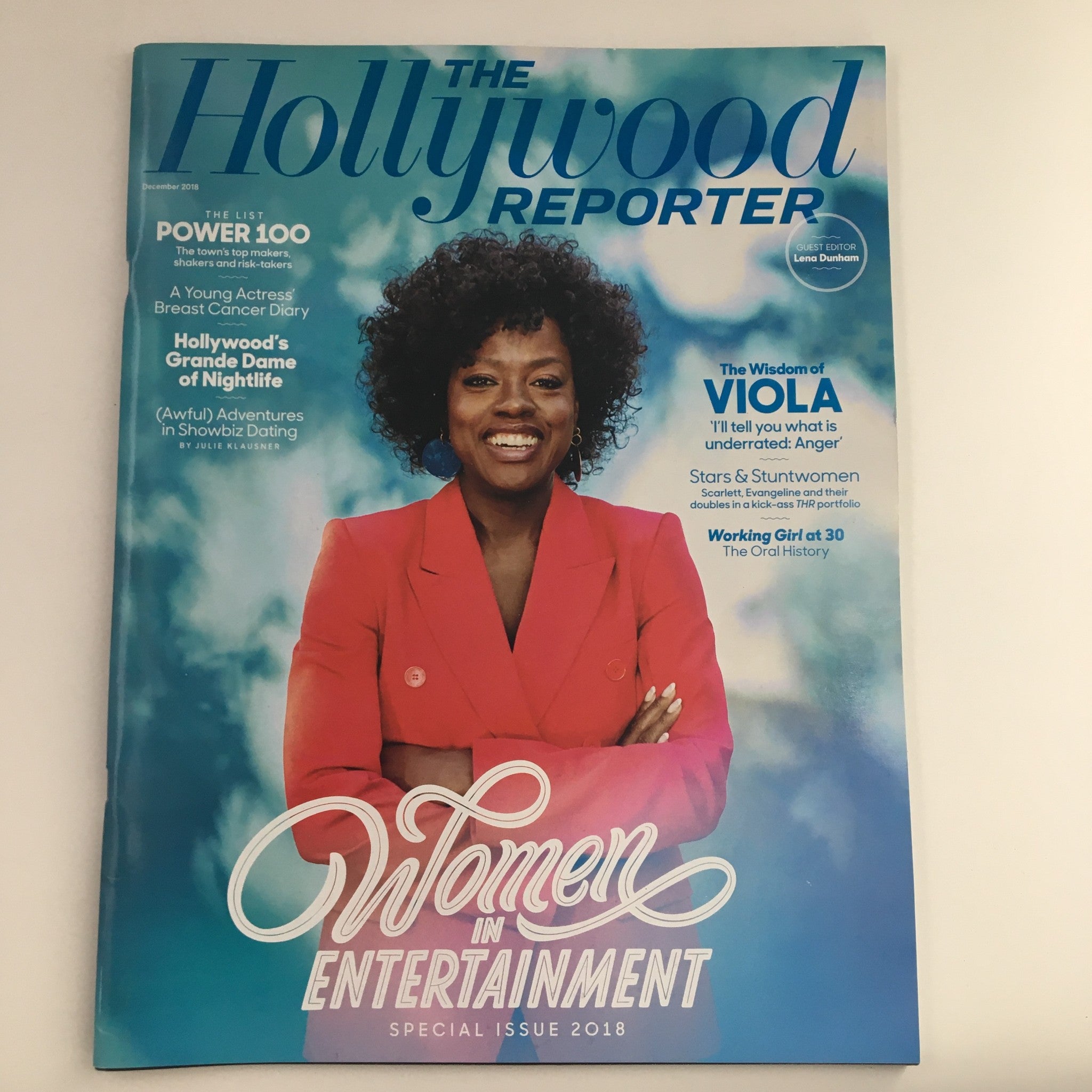 The Hollywood Reporter December 2018 The Wisdom of Viola Davis, No Label VG