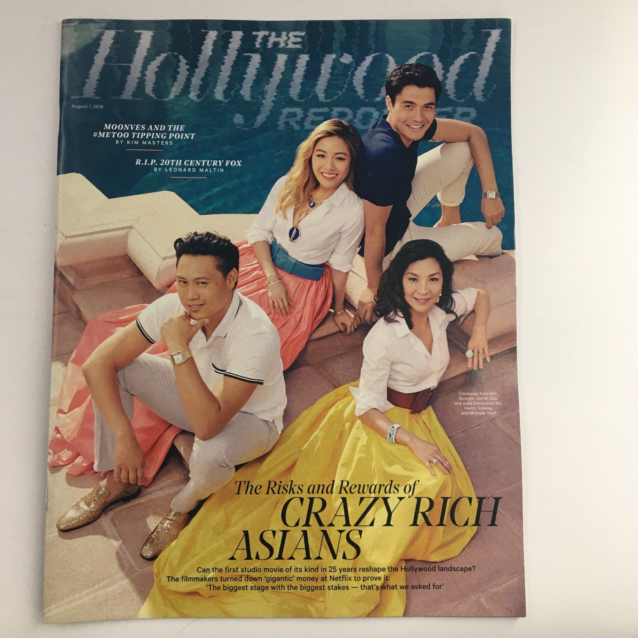 The Hollywood Reporter August 1 2018 Constance Wu & Henry Golding, No Label VG