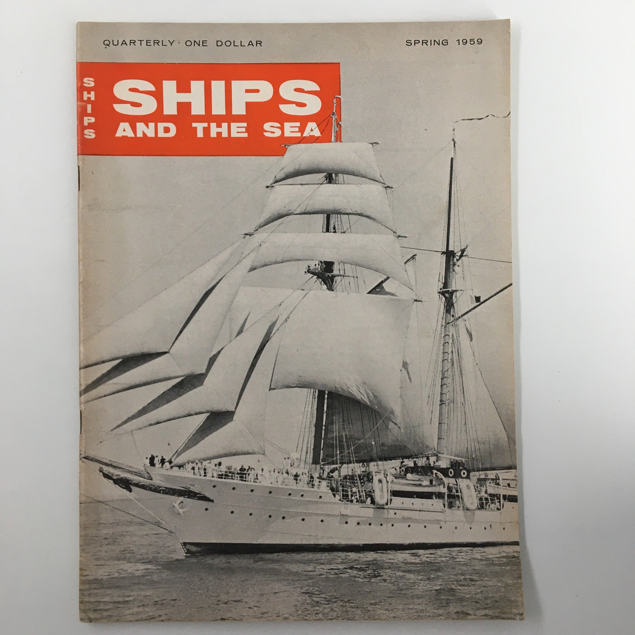 VTG Ships and the Sea Magazine Spring 1959 Juan Sebastian de Elcano No Label