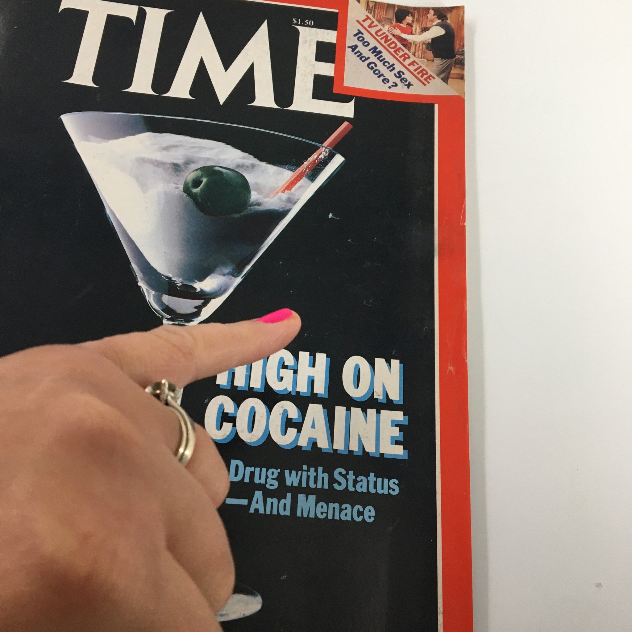 VTG Time Magazine July 6 1981 High On Cocaine A Drug with Status and Menace