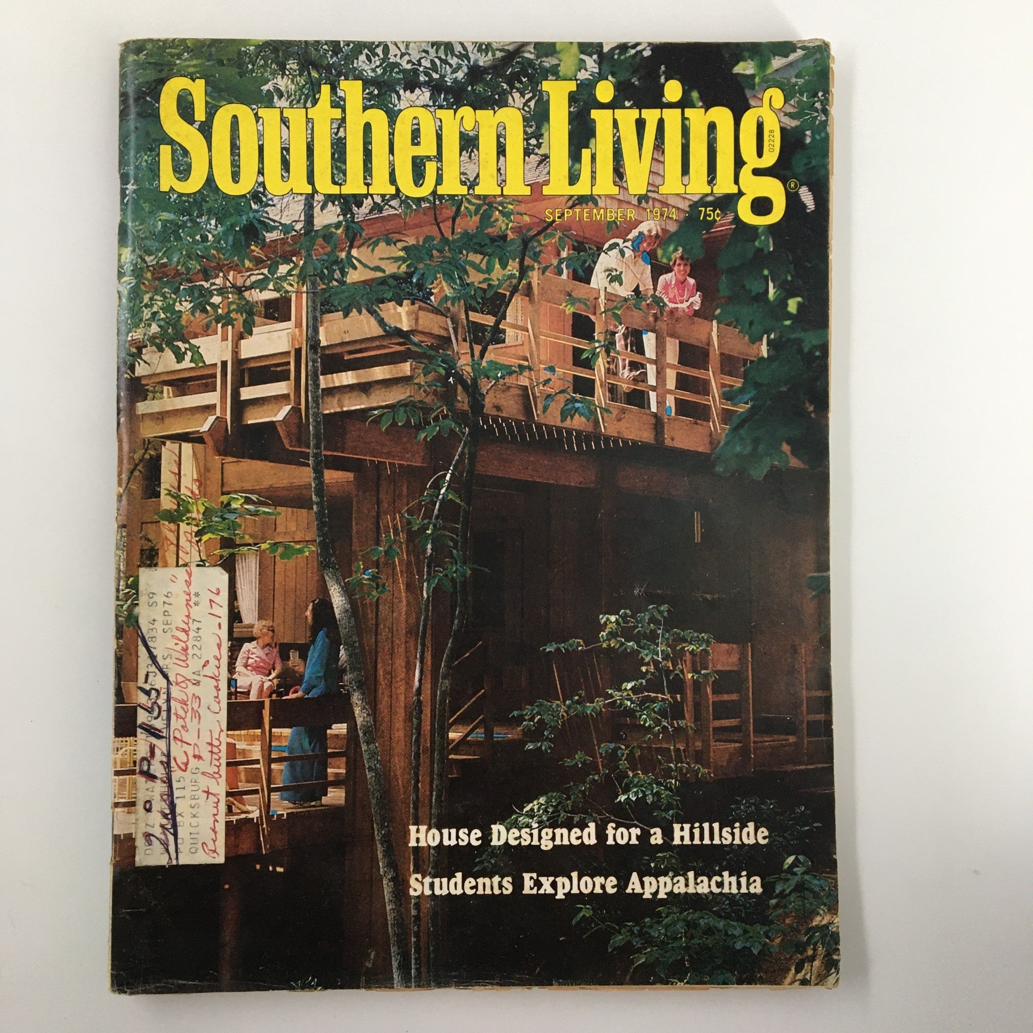 VTG Southern Living Magazine September 1974 Hosue Designed for a Hillside