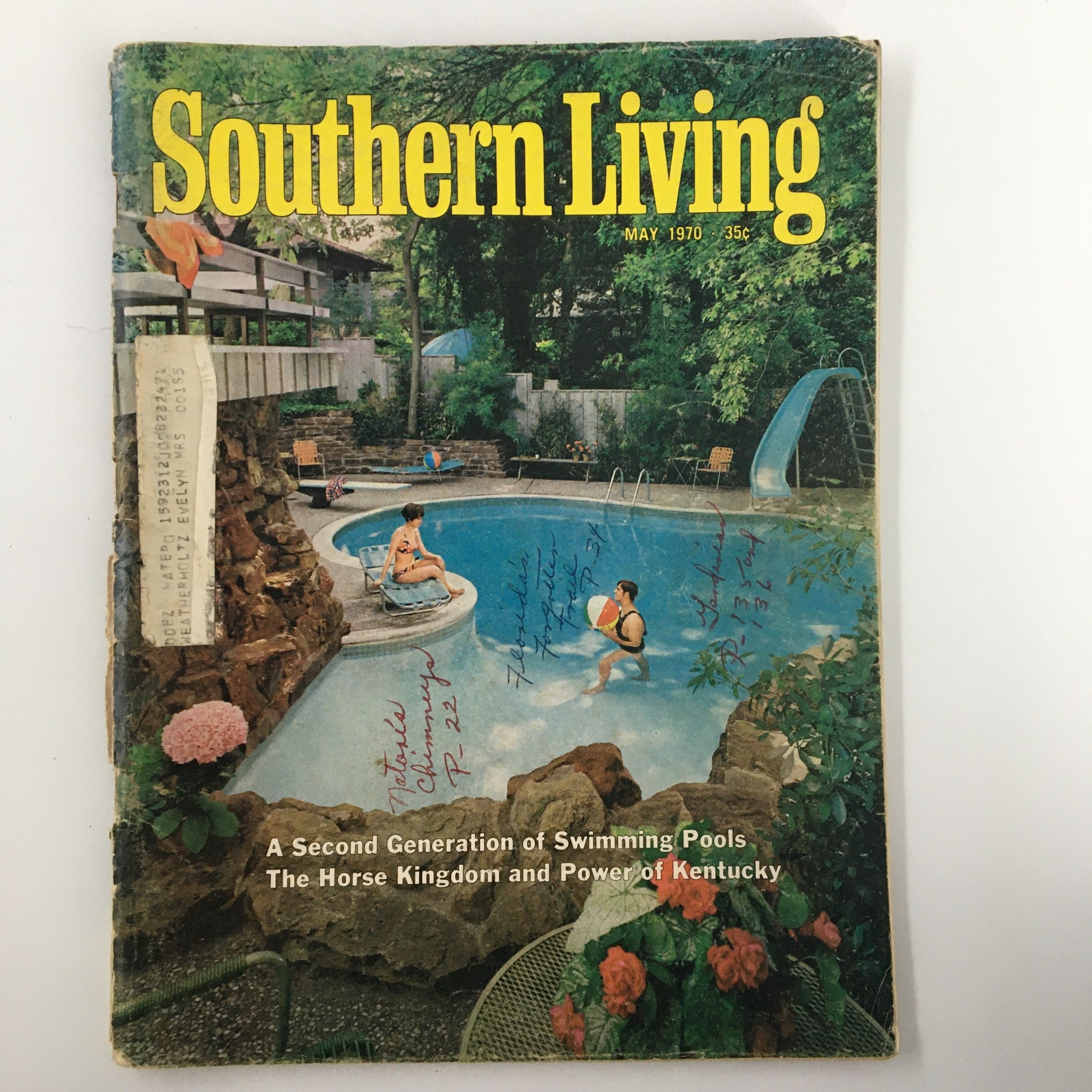 VTG Southern Living Magazine May 1970 A Second Generation of Swimming Pools