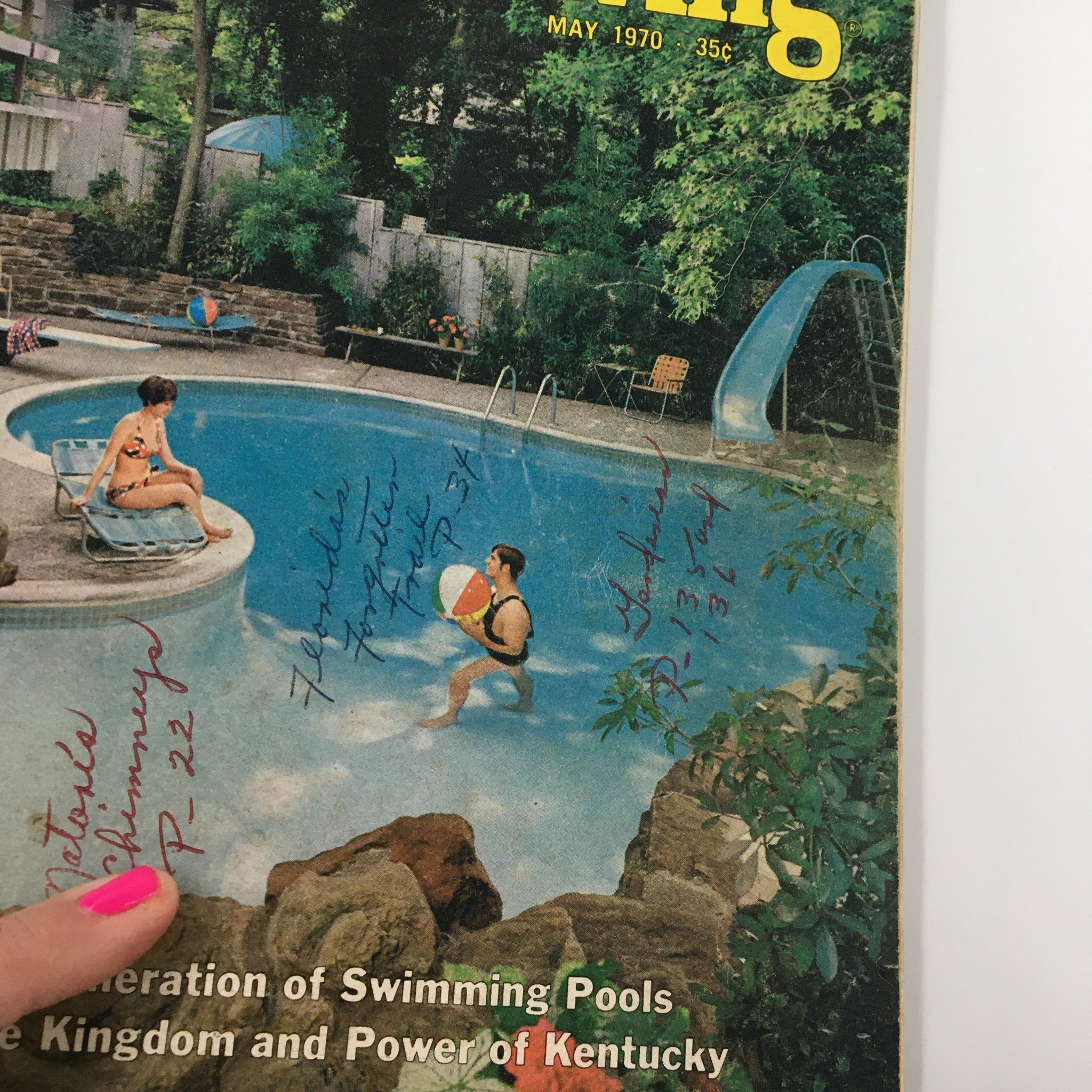 VTG Southern Living Magazine May 1970 A Second Generation of Swimming Pools