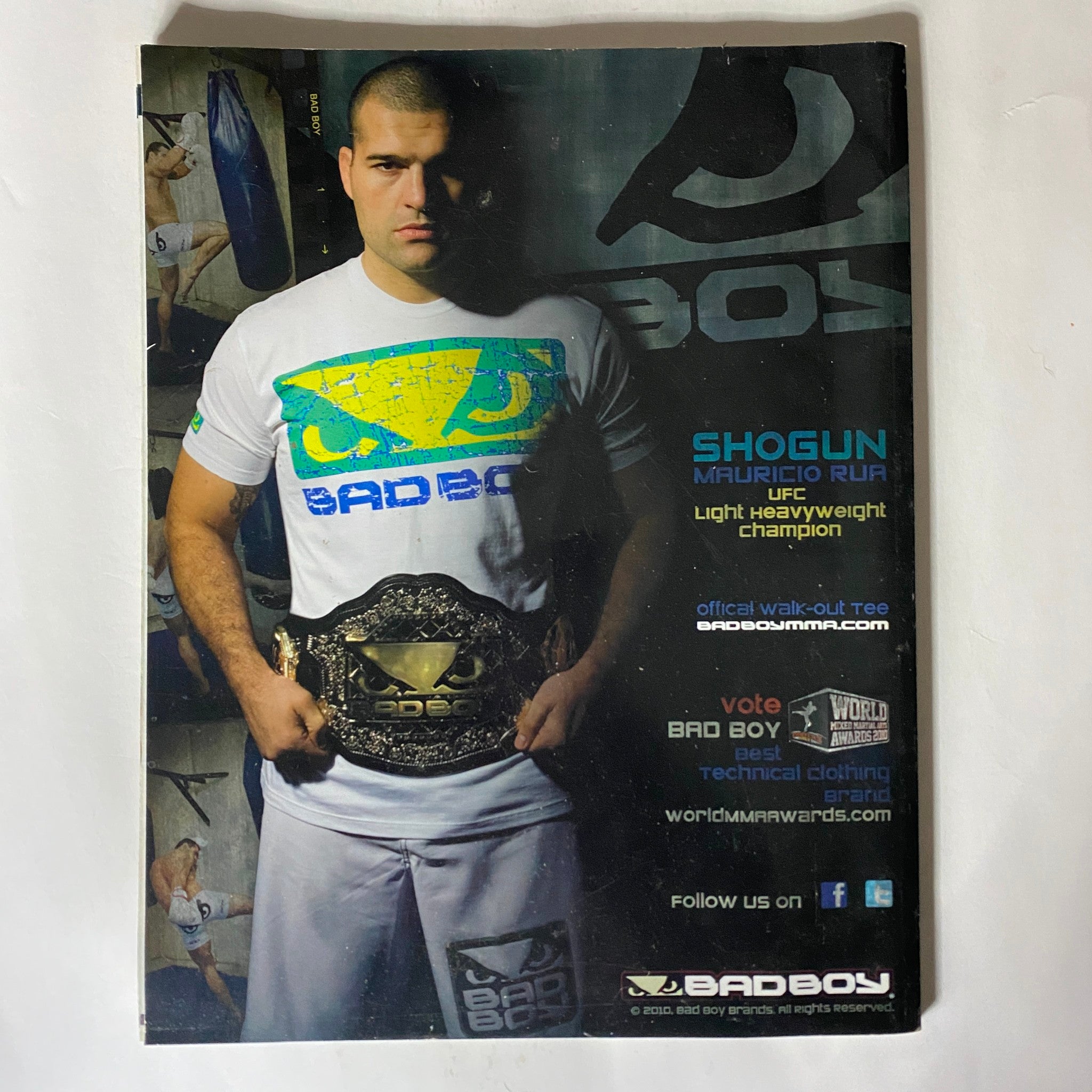 Fighters Only US Magazine December 2010 Vitor Belfort GD Interior No Label