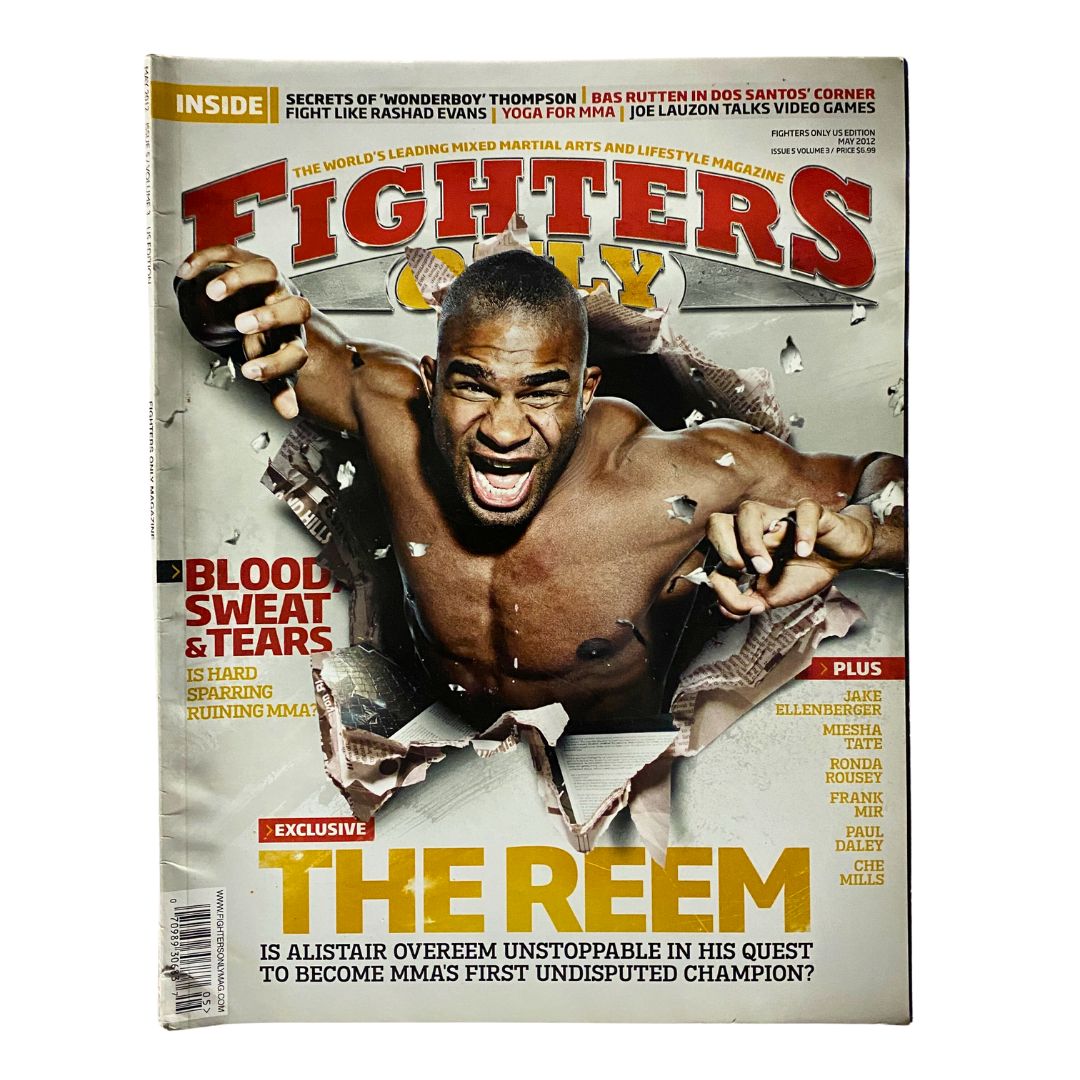 Fighters Only US Magazine May 2012 Alistair Overeem Cover No Label