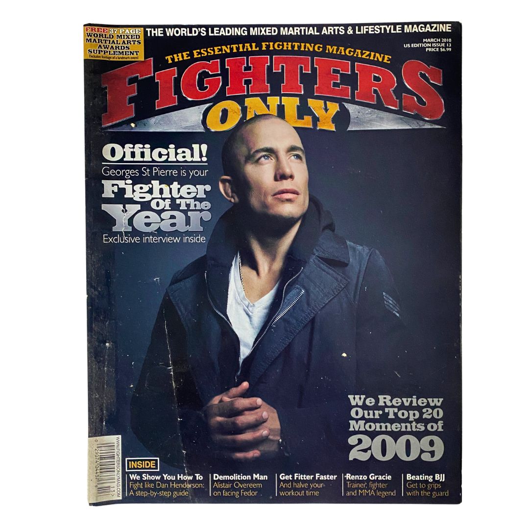Fighters Only US Magazine March 2010 Issue 13 Georges St. Pierre No Label