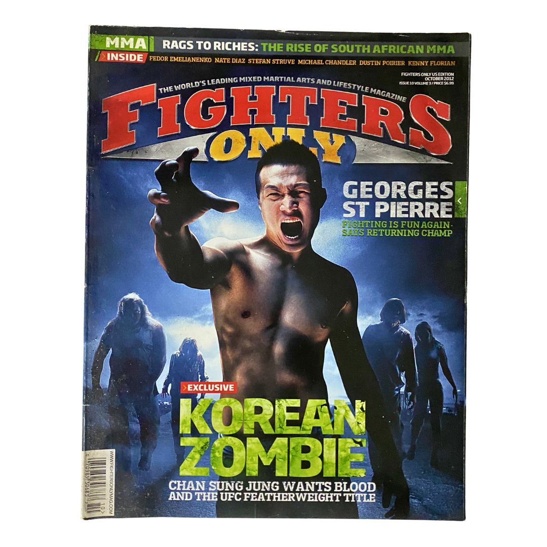 Fighters Only US Magazine October 2012 Issue 10 Chan Sung Jung No Label