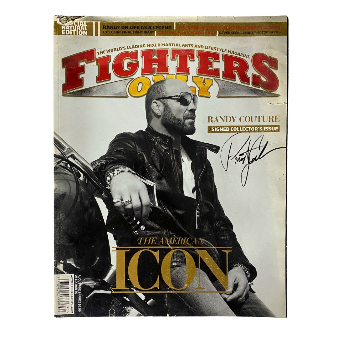 Fighters Only US Magazine August 2011 Randy Couture GD Interior No Label