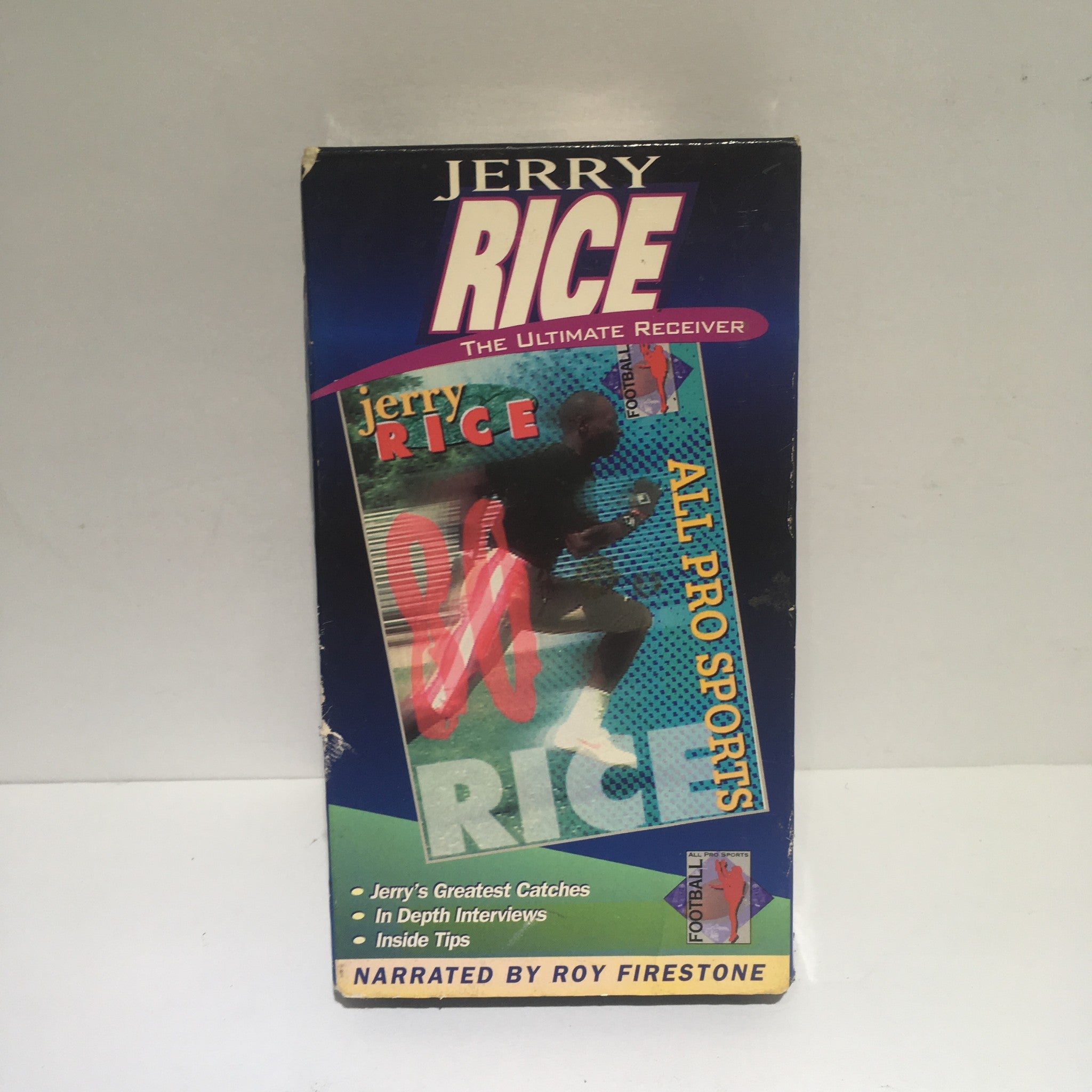 Jerry Rice: The Ultimate Receiver Narrated by Roy Firestone VHS