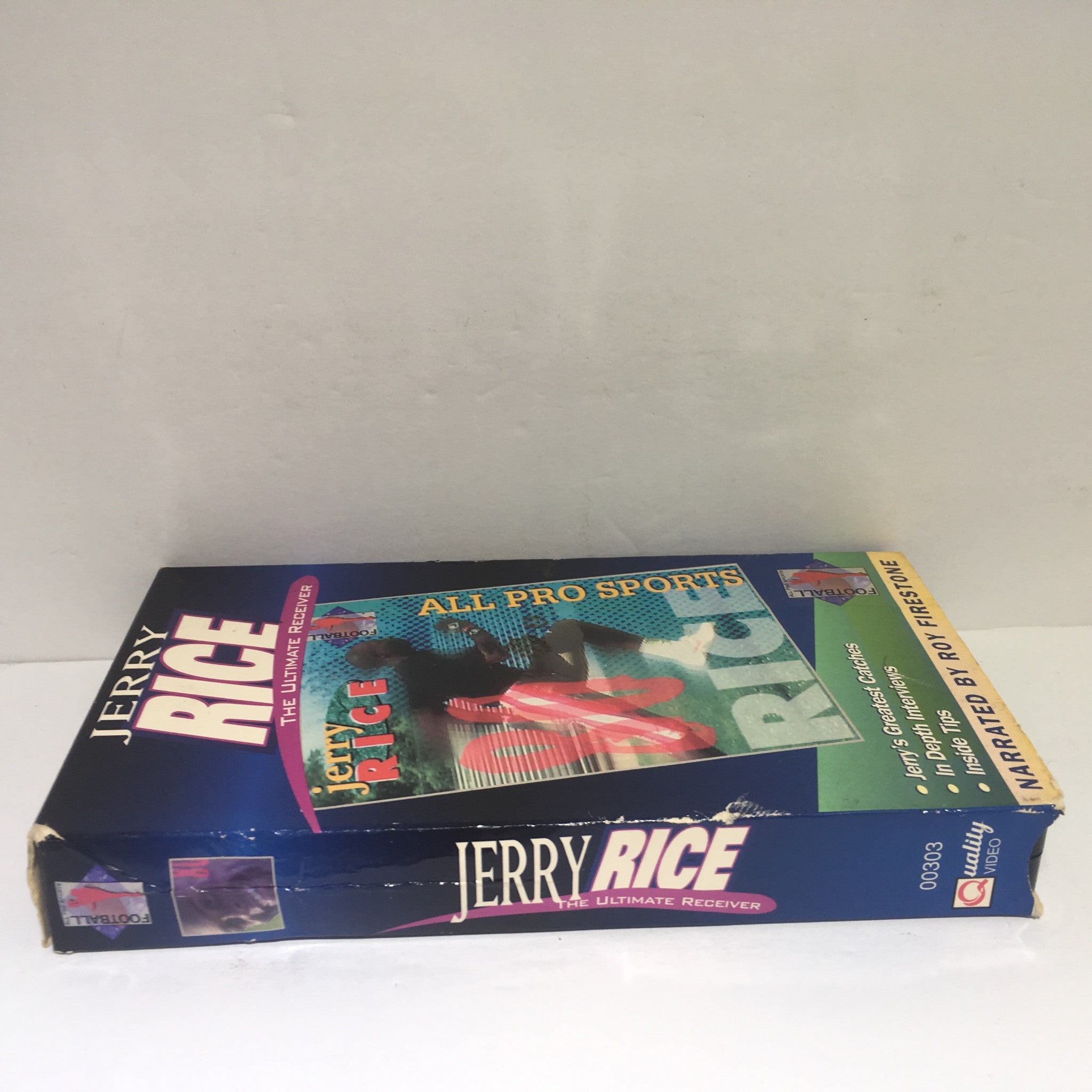 Jerry Rice: The Ultimate Receiver Narrated by Roy Firestone VHS