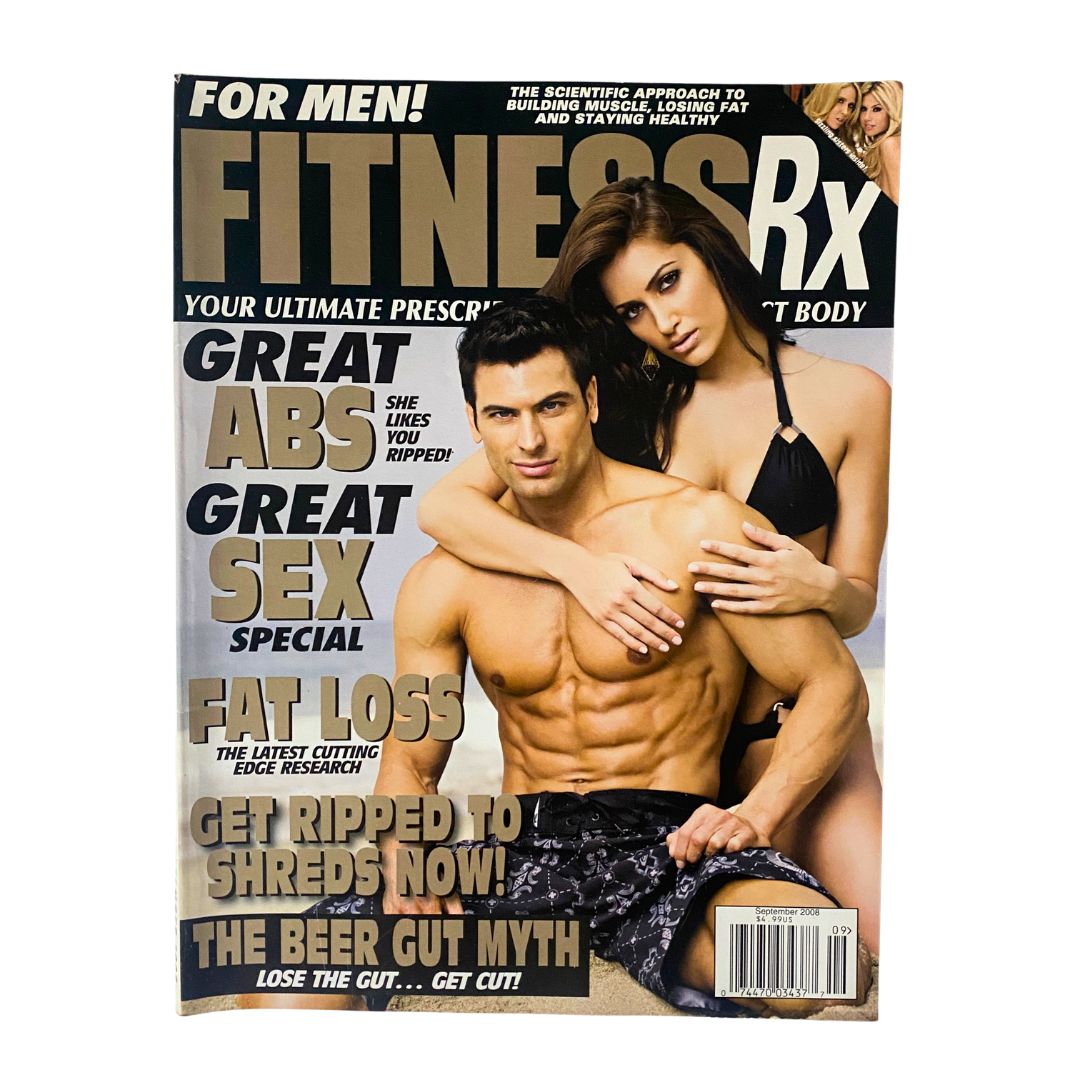 Fitness RX Magazine September 2008 The Beer Gut Myth Lose The Gut No Label VG