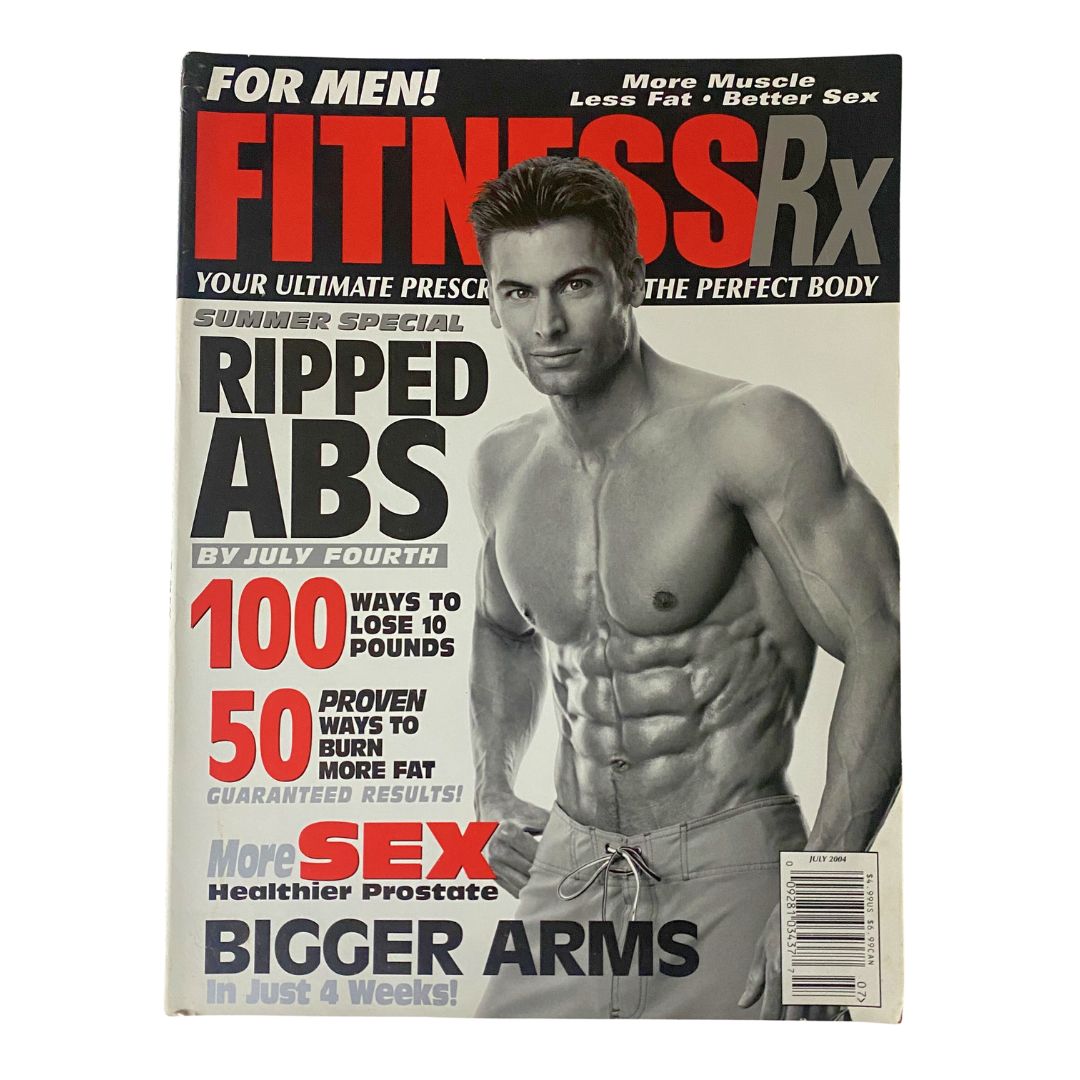 Fitness RX Magazine July 2004 Summer Special Ripped Abs by July 4th No Label VG