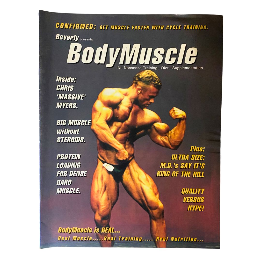 Beverly Presents Body Muscle Magazine Chris Myers No Label