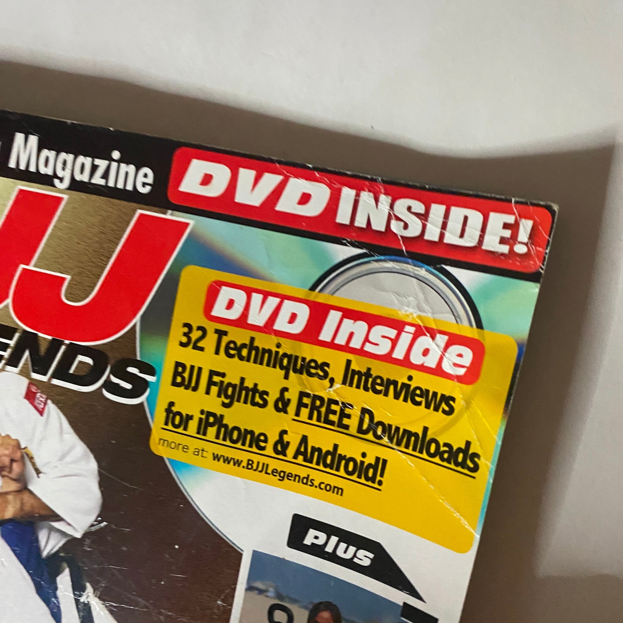 BJJ Legends Magzine 2010 No. 1 Royler Gracie w DVD No Label