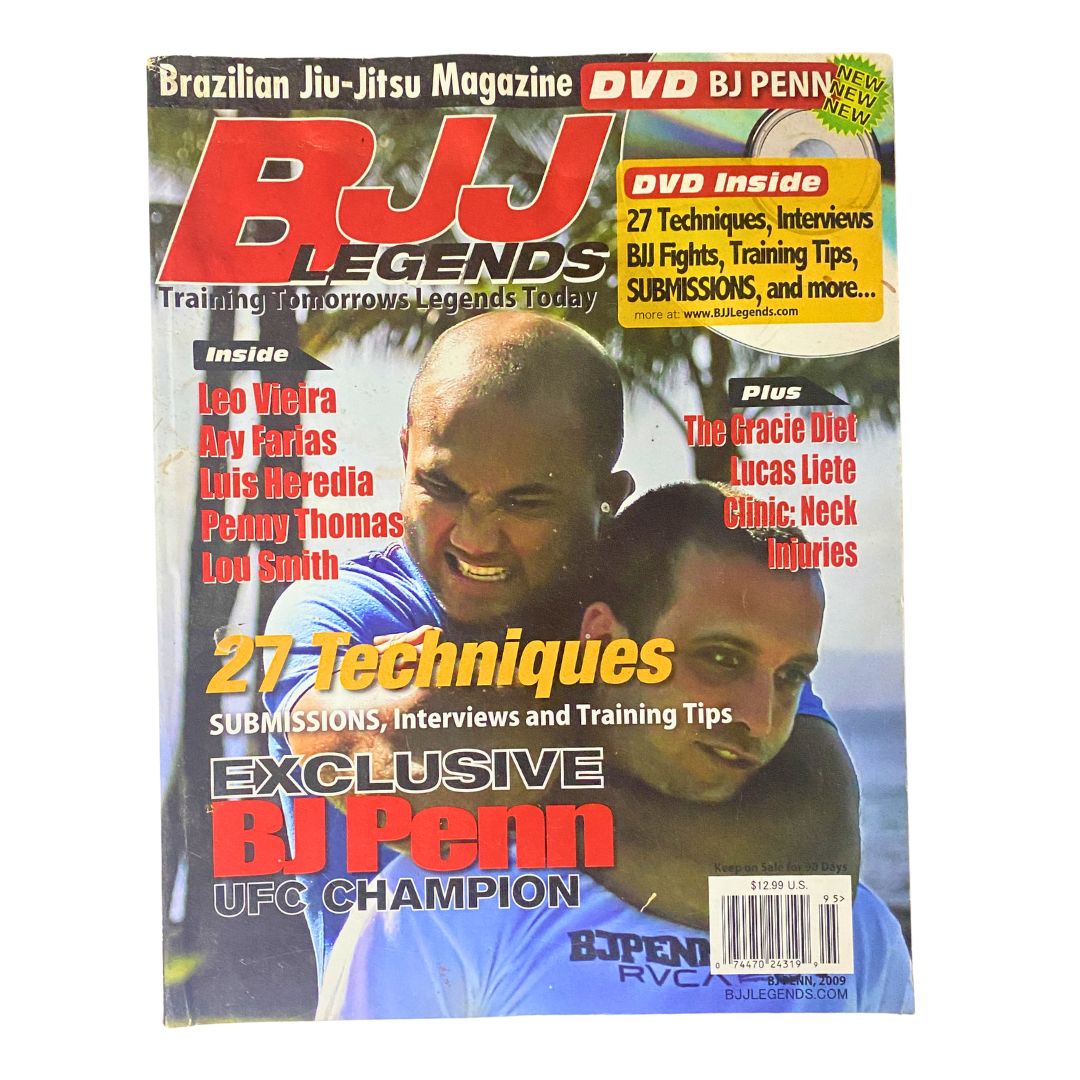 BJJ Legends Magzine 2009 No. 2 B. J. Penn w DVD No Label