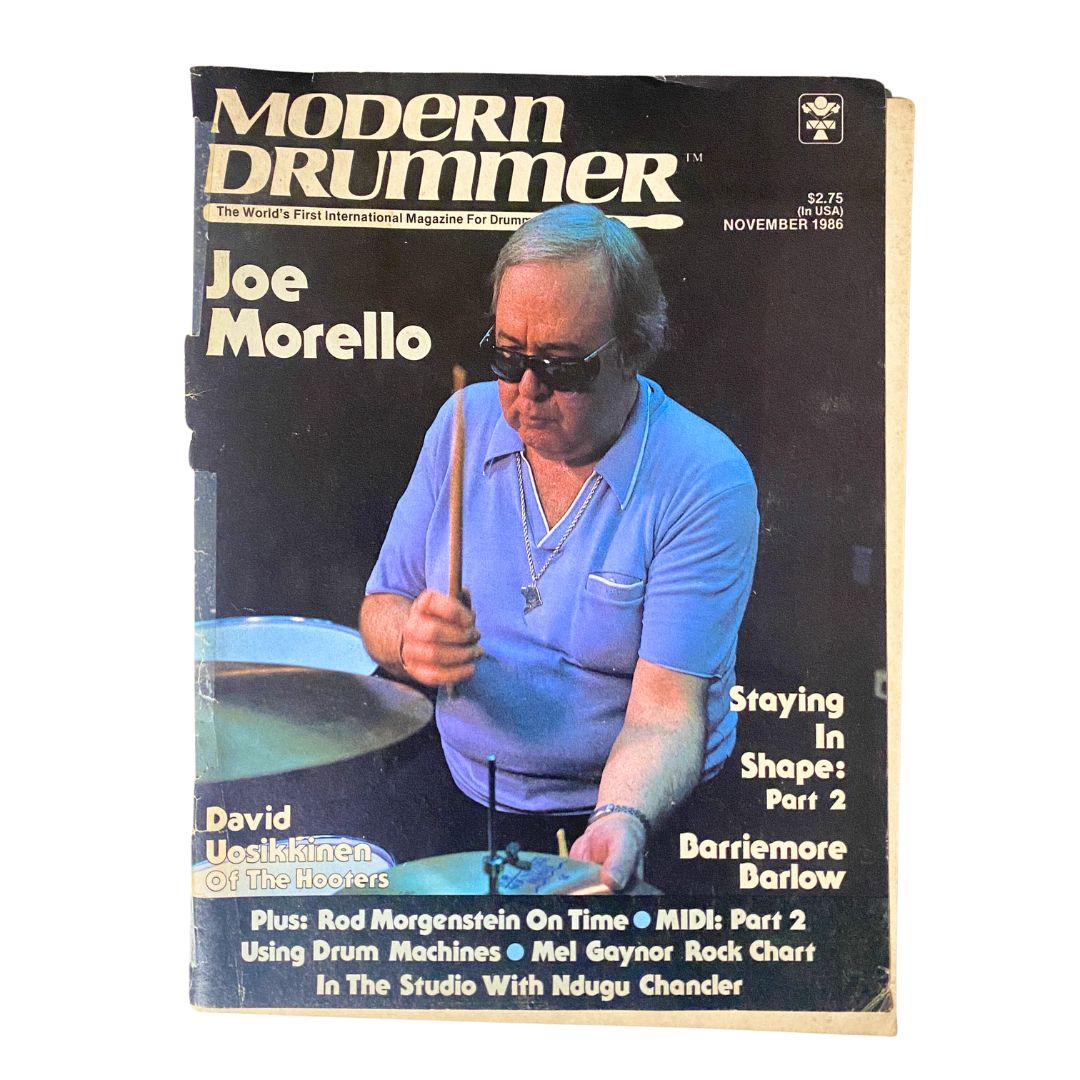 VTG Modern Drummer Magazine November 1986 David Uosikkinen No Label