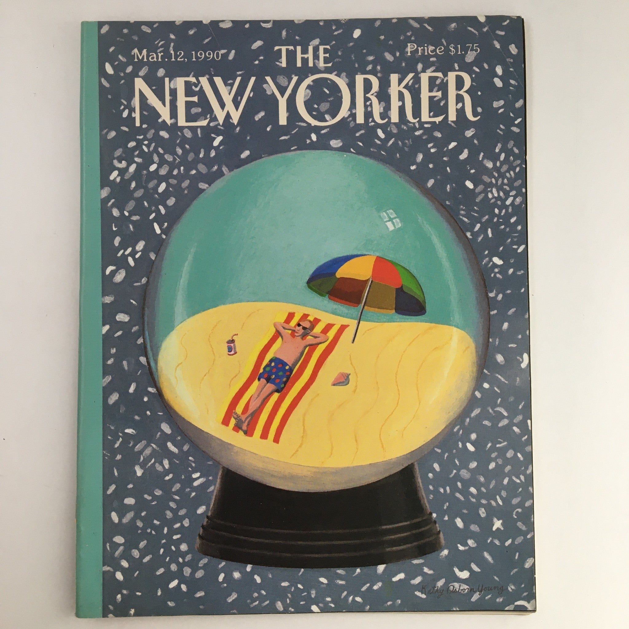 The New Yorker Magazine March 12 1990 Full Theme Cover by Kathy Osborn Young