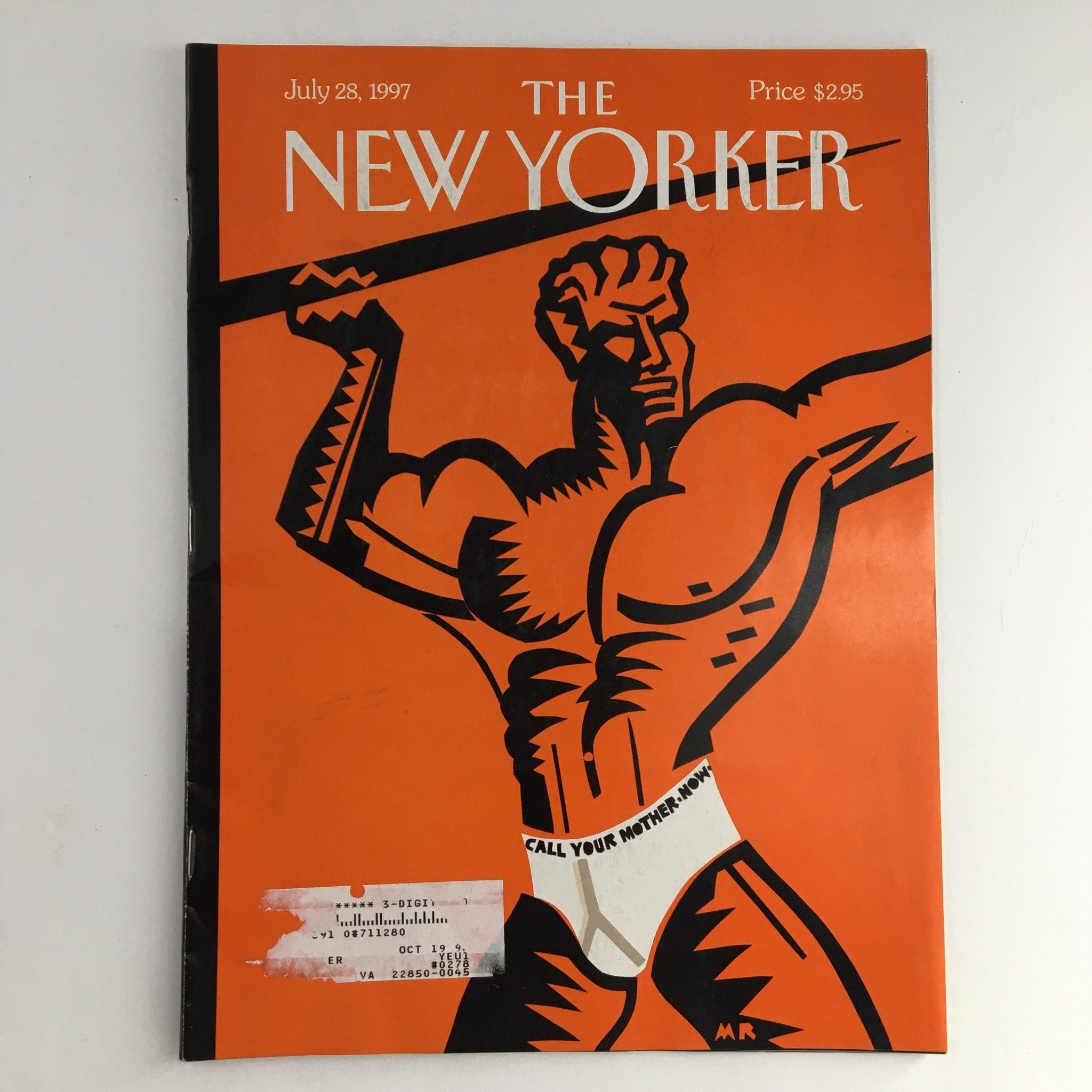 The New Yorker Magazine July 28 1997 Full Theme Cover by Michael Roberts