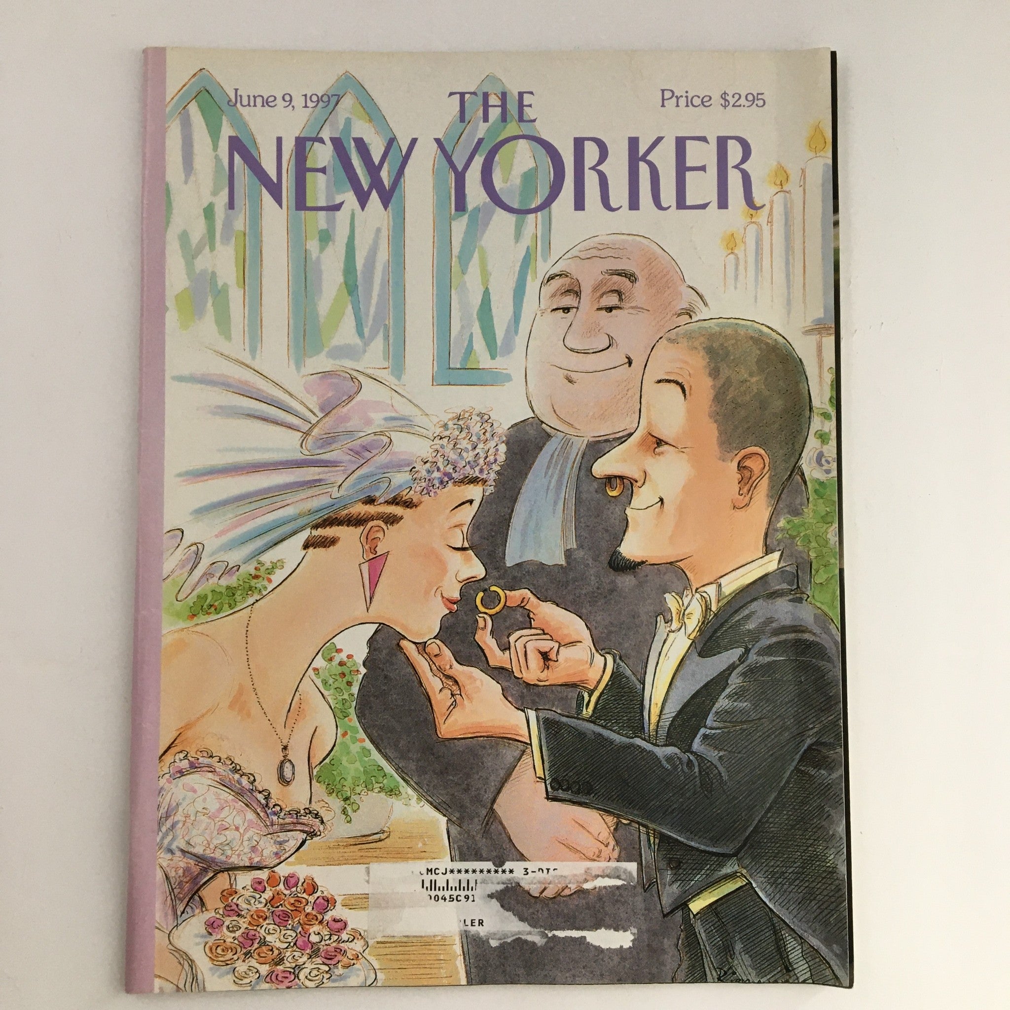 The New Yorker Magazine June 9 1997 Modern Marriage Cover by George Riemann