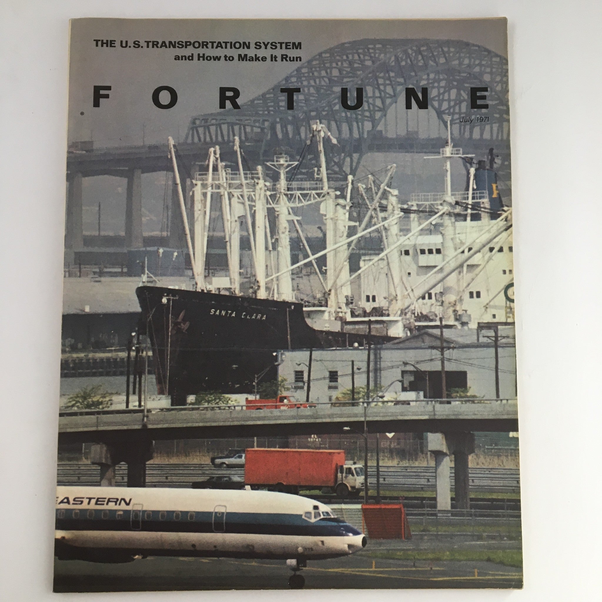 Fortune Magazine July 1971 Transportation's Troubled Abundance No Label