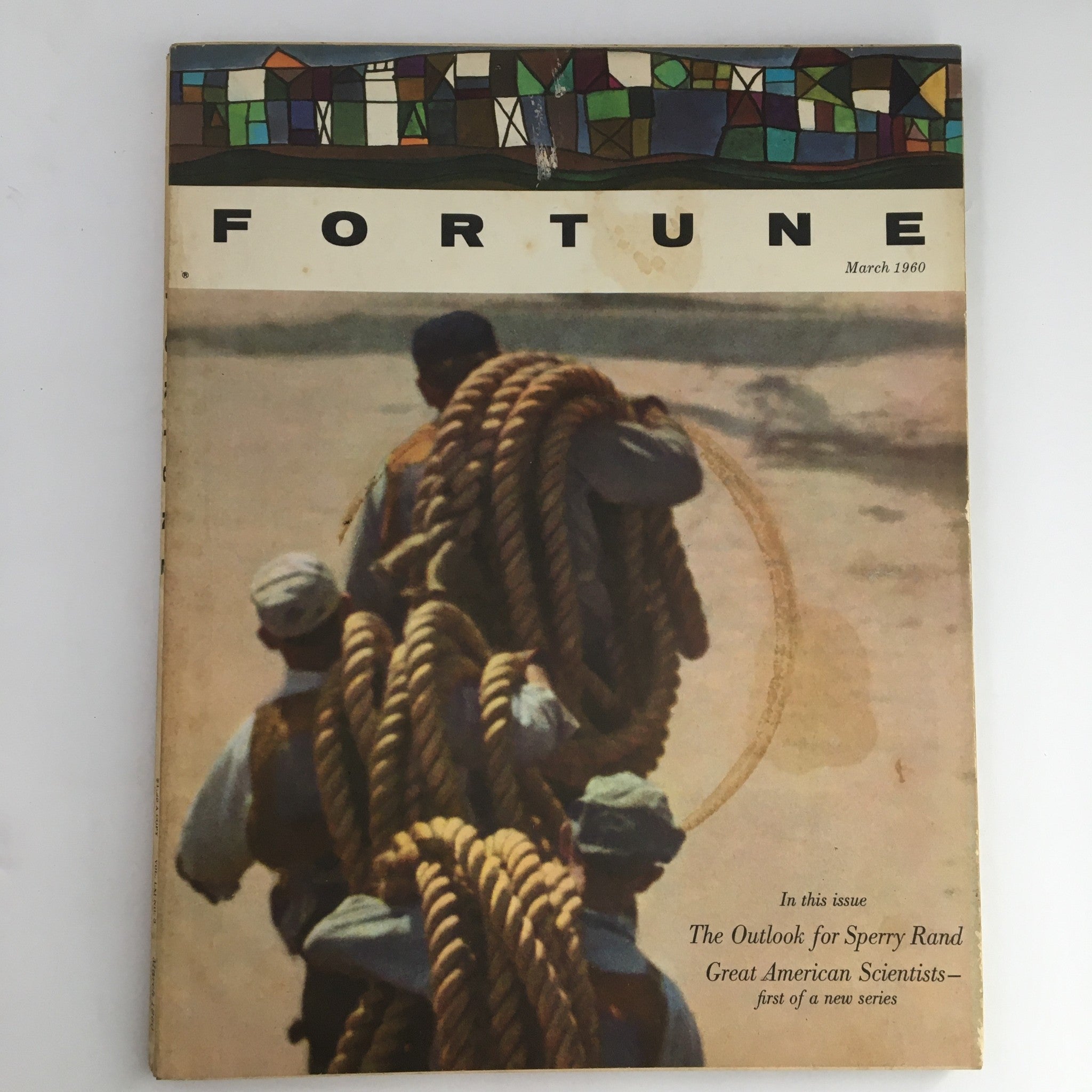 Fortune Magazine March 1960 George T. Baker's Feud with the World No Label