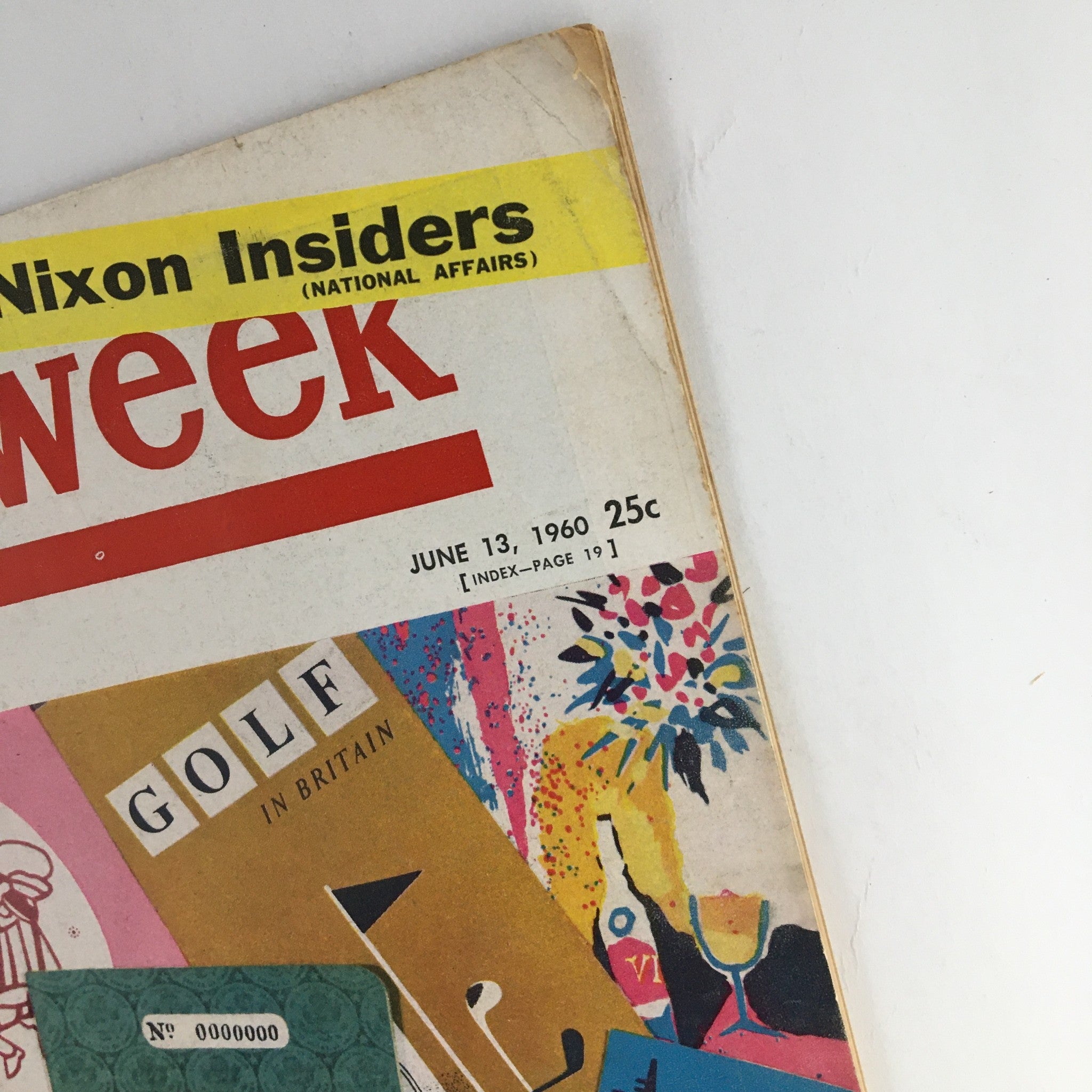 Newsweek Magazine June 13 1960 The Nixon Insiders National Affairs