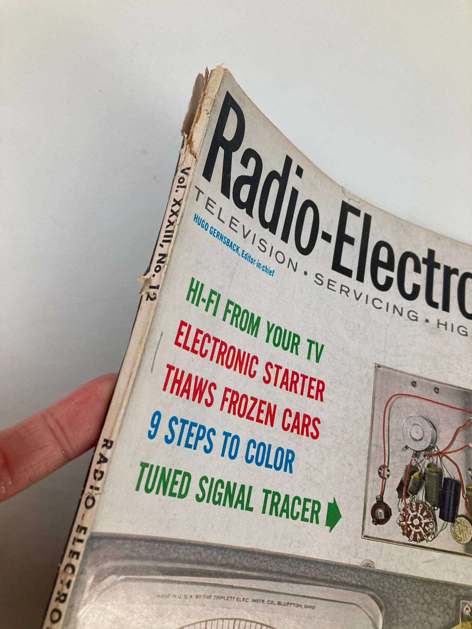 VTG Radio-Electronics Magazine December 1962 Electronic Starter Thaws Frozen Car