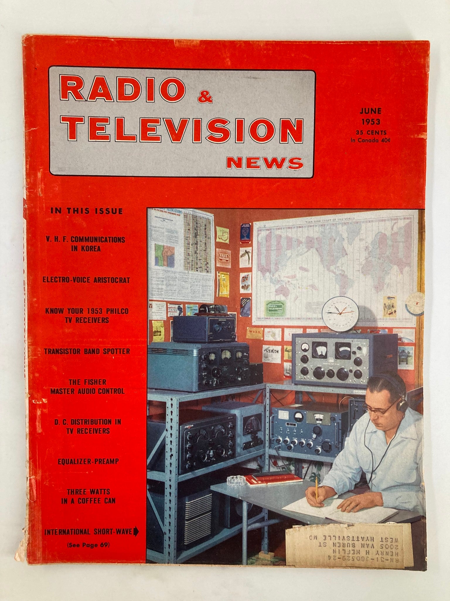 VTG Radio & Television News Magazine June 1953 Electro-Voice Aristocrat