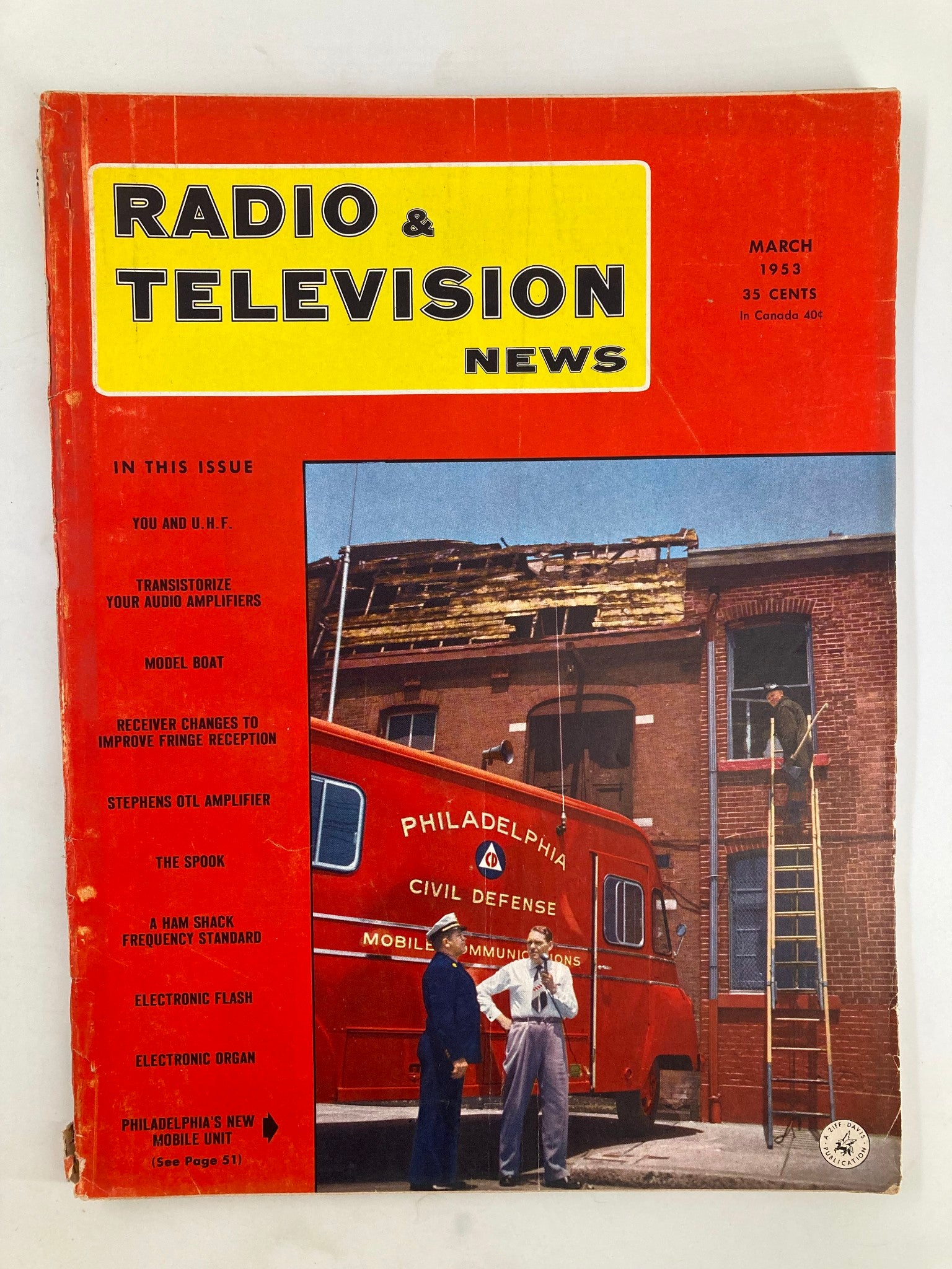 VTG Radio & Television News Magazine March 1953 Stephens OTL Amplifier