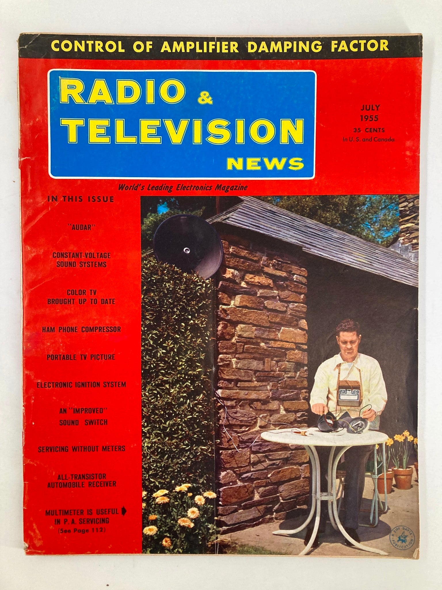 VTG Radio & Television News Magazine July 1955 Ham Phone Compressor