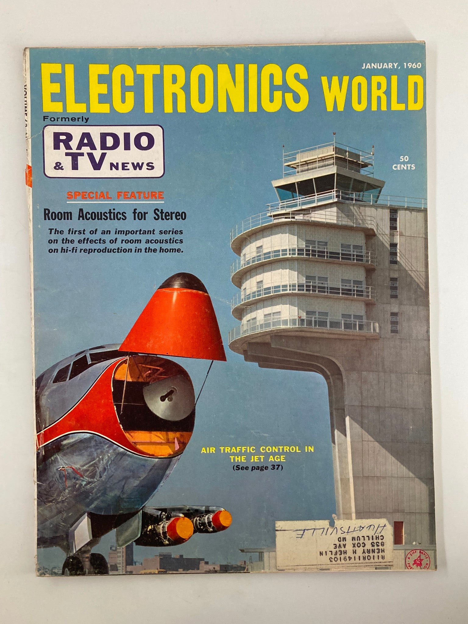 VTG Electronics World Magazine January 1960 Air Traffic Control in The Jet Age