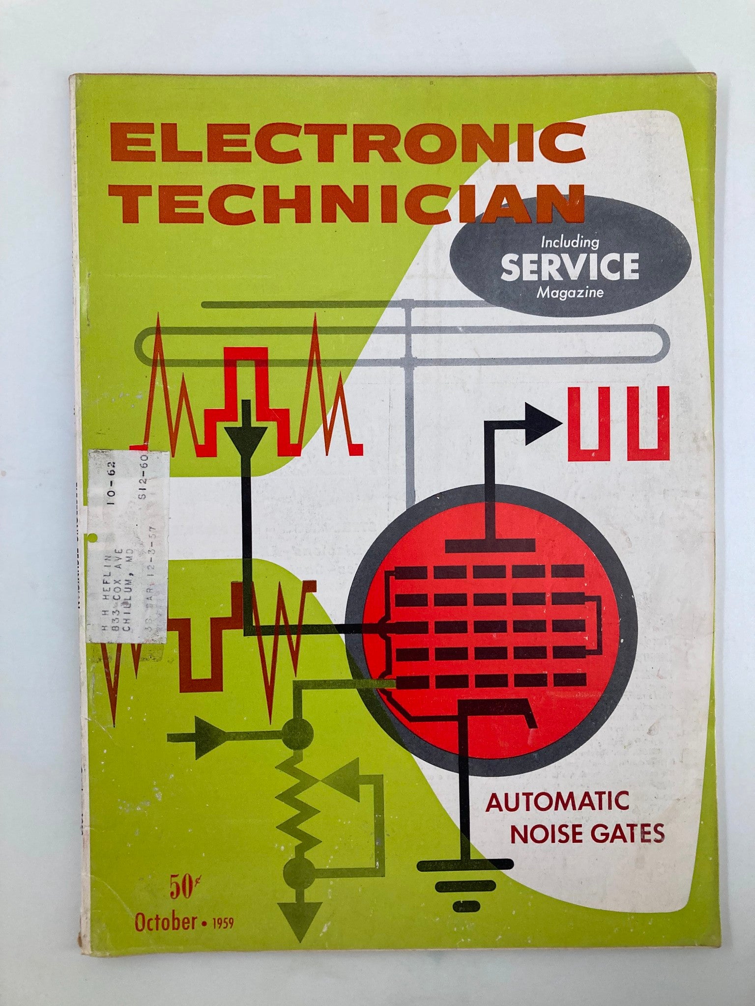 VTG Electronic Technician Magazine October 1959 The Automatic Noise Gates