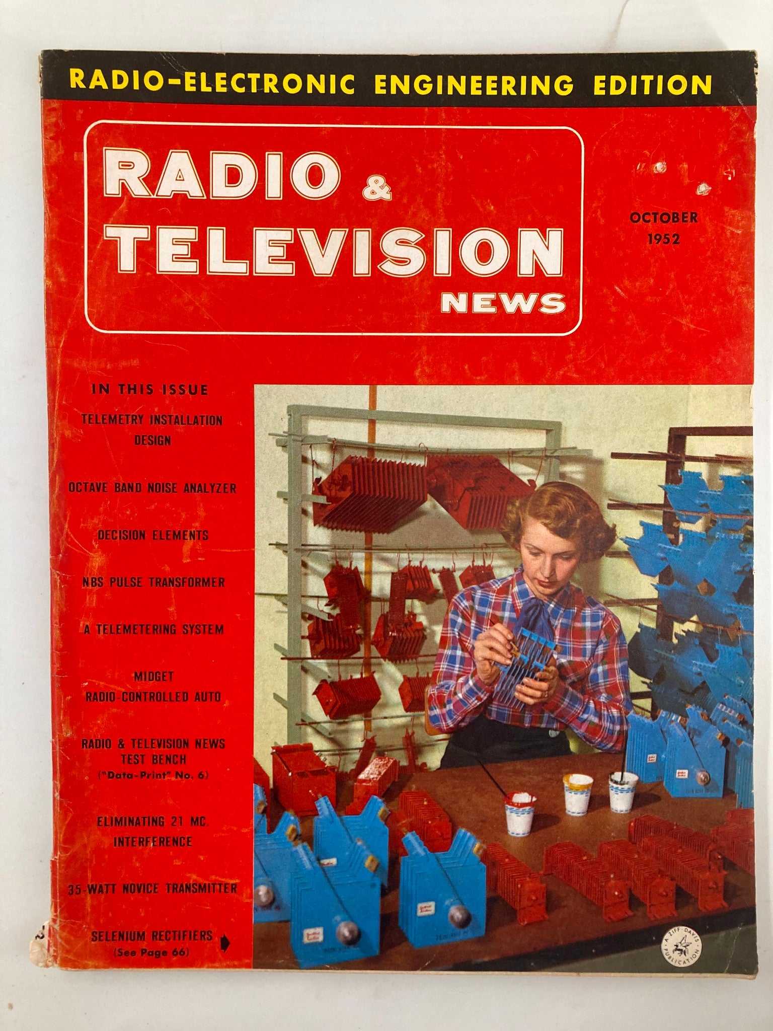 VTG Radio & Television News Magazine October 1952 Selenium Rectifiers No Label