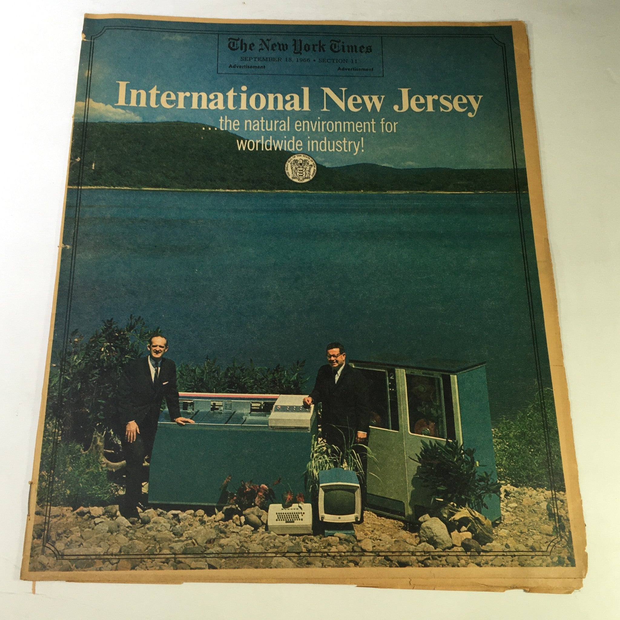 VTG The New York Times Magazine September 18 1966 - International New Jersey