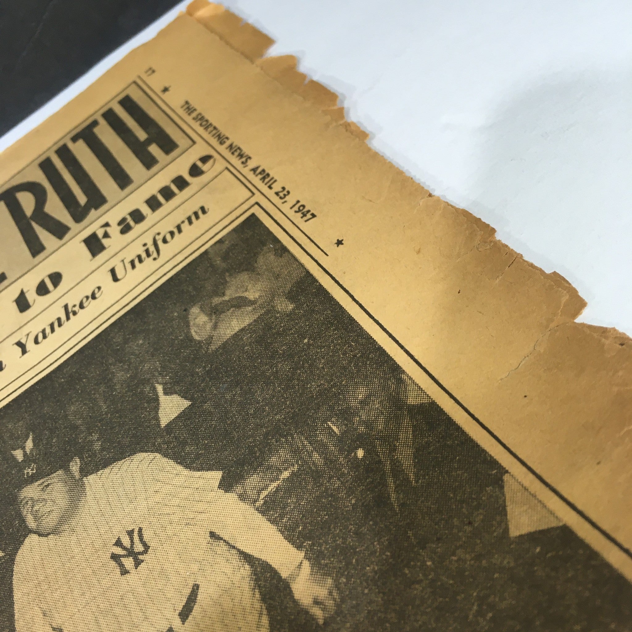 VTG The Sporting News Newspaper April 23 1947 - The Life Story of Babe Ruth