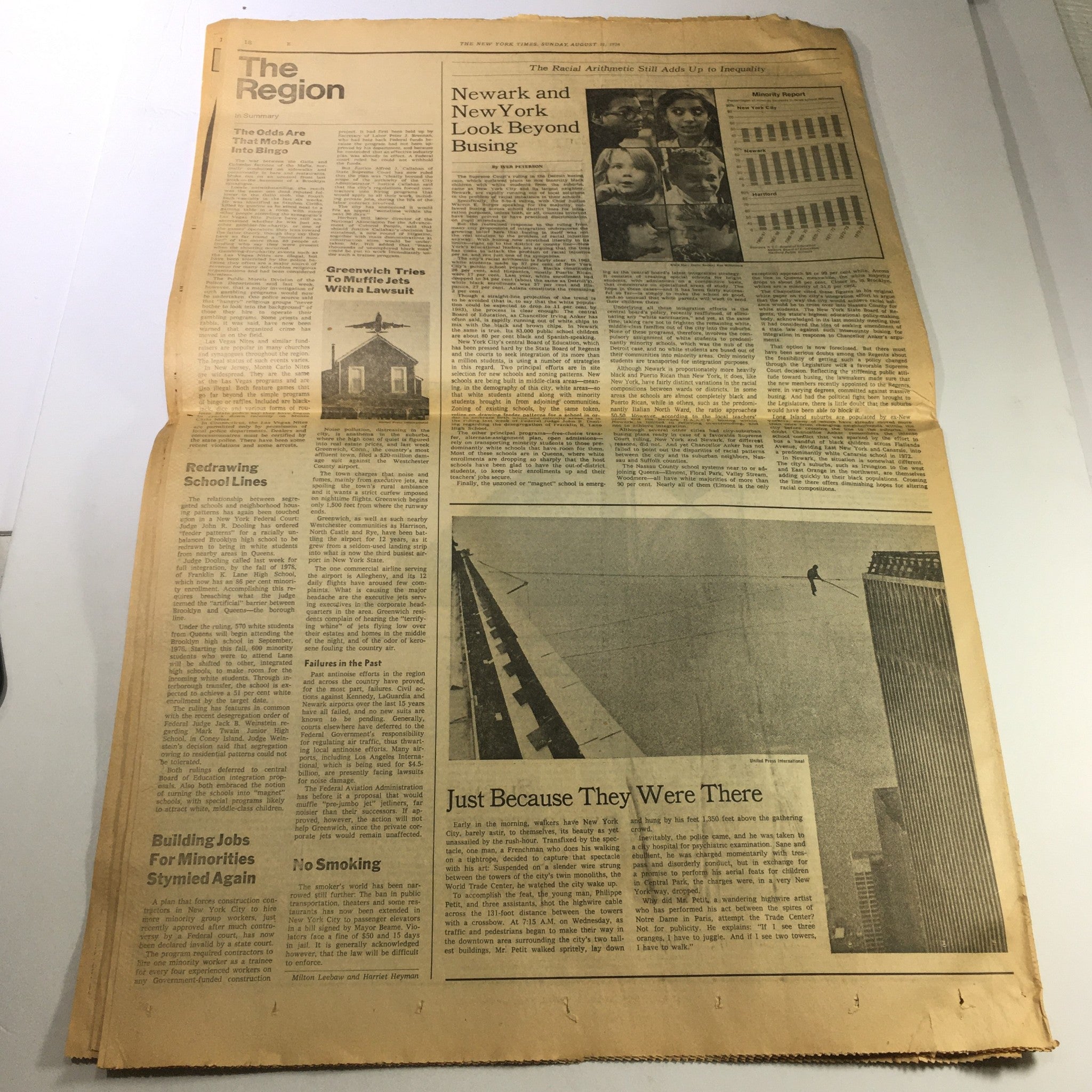 VTG The New York Times August 11 1974 - Richard M. Nixon / Gerald R. Ford