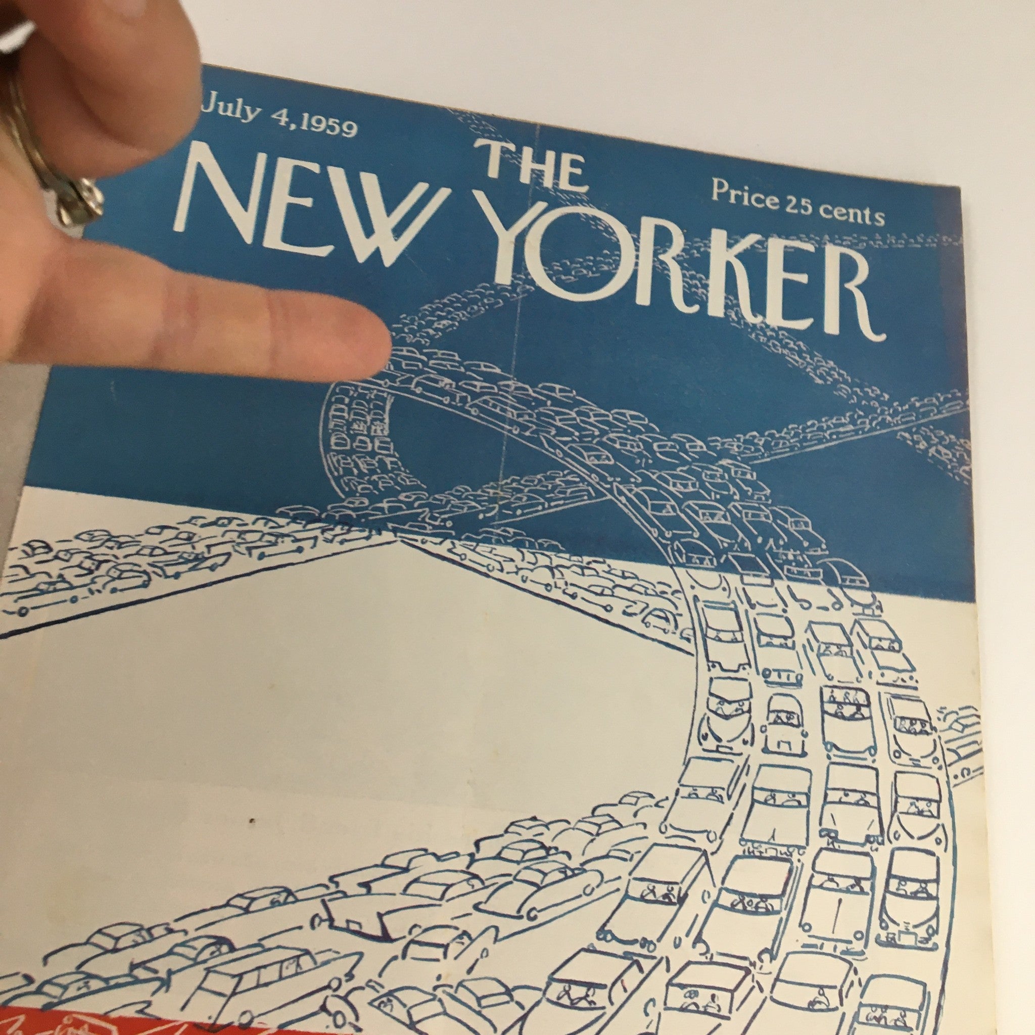 The New Yorker Magazine July 4 1959 Full Theme Cover by Anatol Kovarsky