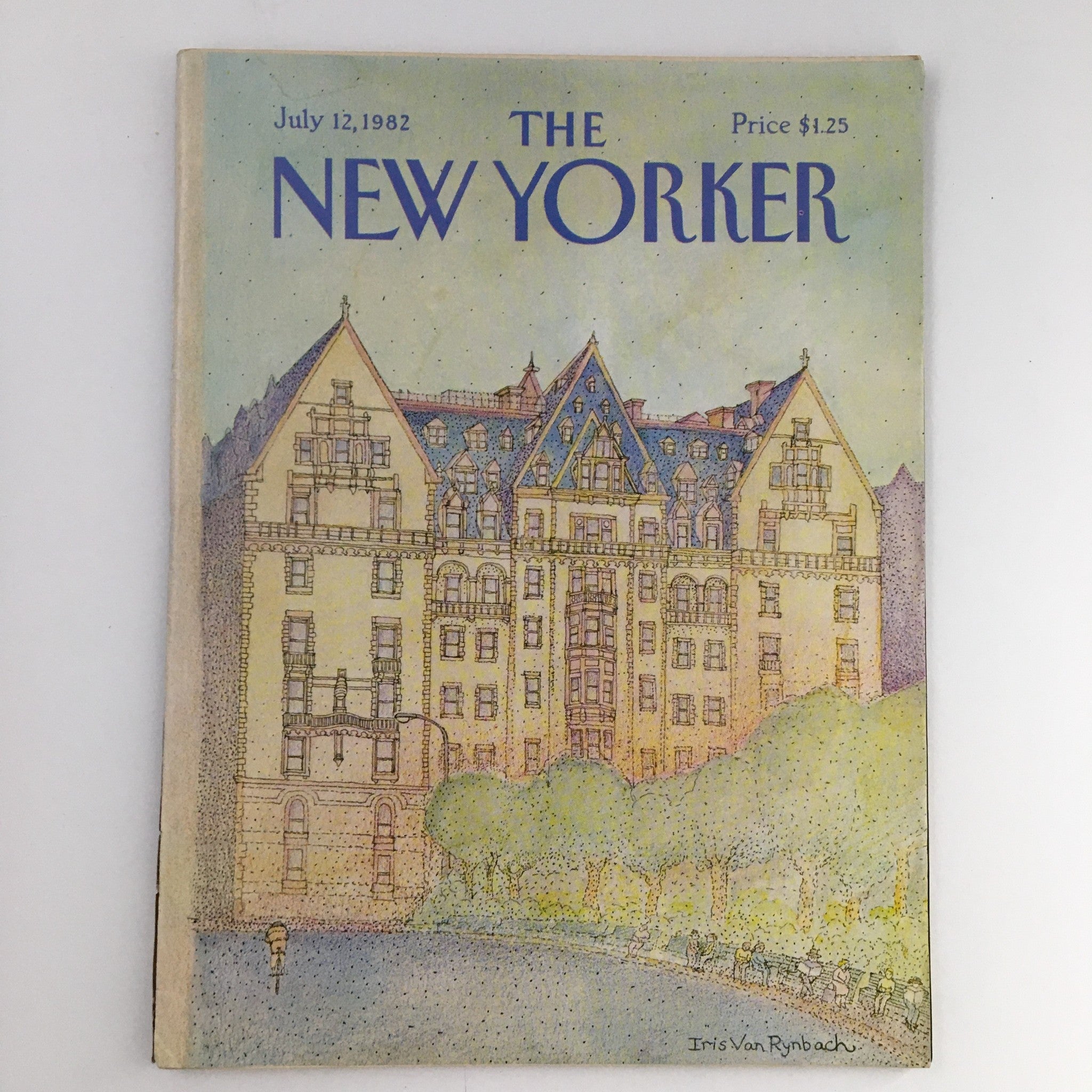 The New Yorker Magazine July 12 1982 Full Theme Cover by Iris Van Rynbach