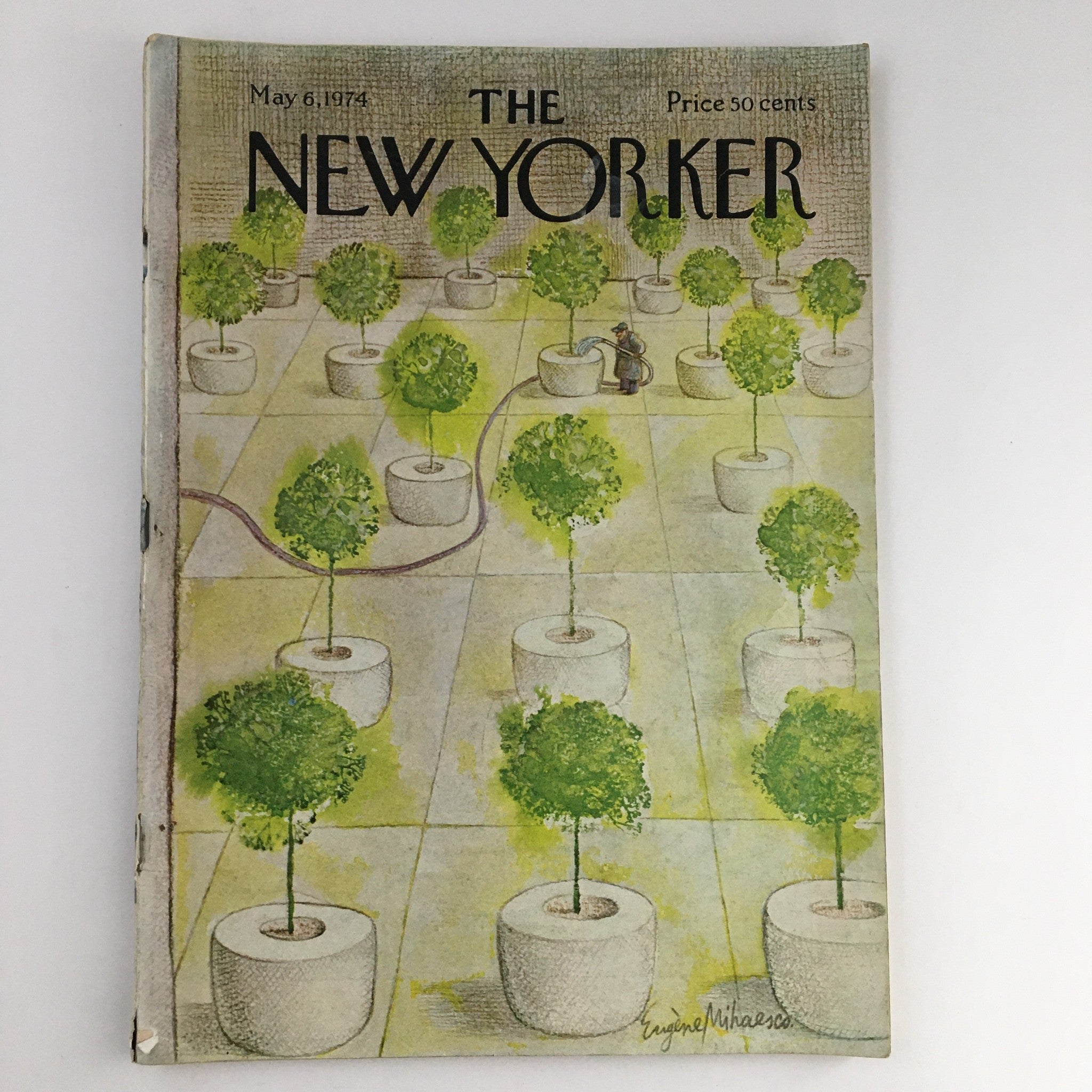 The New Yorker Magazine May 6 1974 Full Theme Cover by Eugene Mihaesco