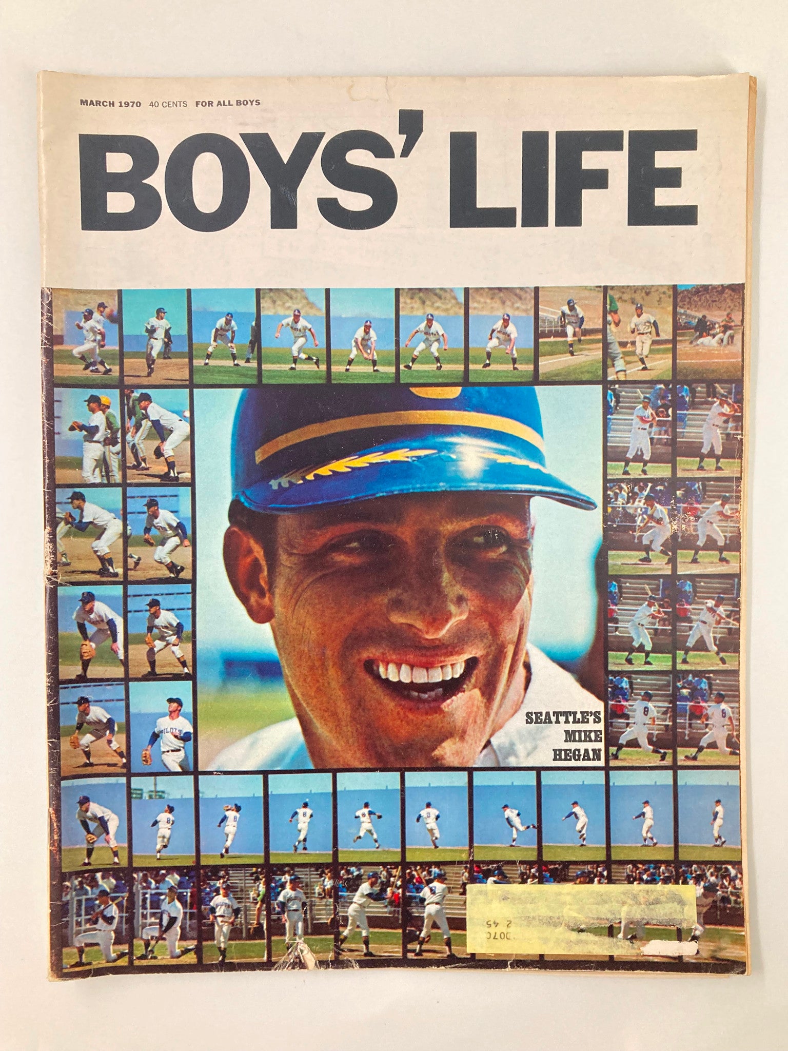 VTG Boys' Life Magazine March 1970 Seattle's Mike Hegan & Curiosity and a Camera