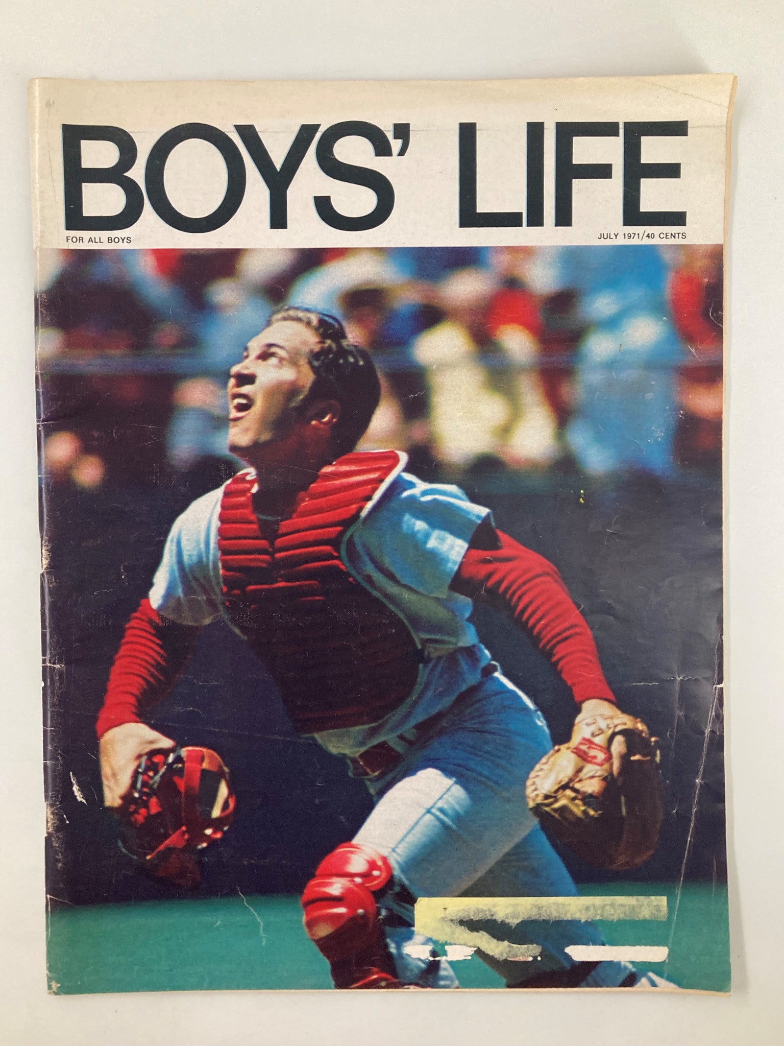 VTG Boys' Life Magazine July 1971 Johnny Bench in What Baseball Means To Me