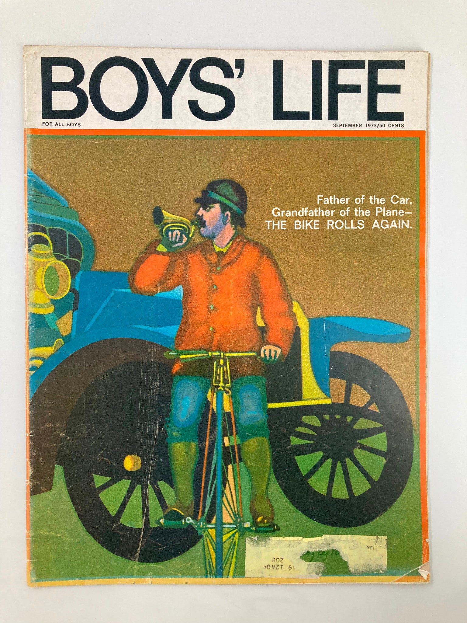 VTG Boys' Life Magazine September 1973 Father of the Car, Grandfather of Plane