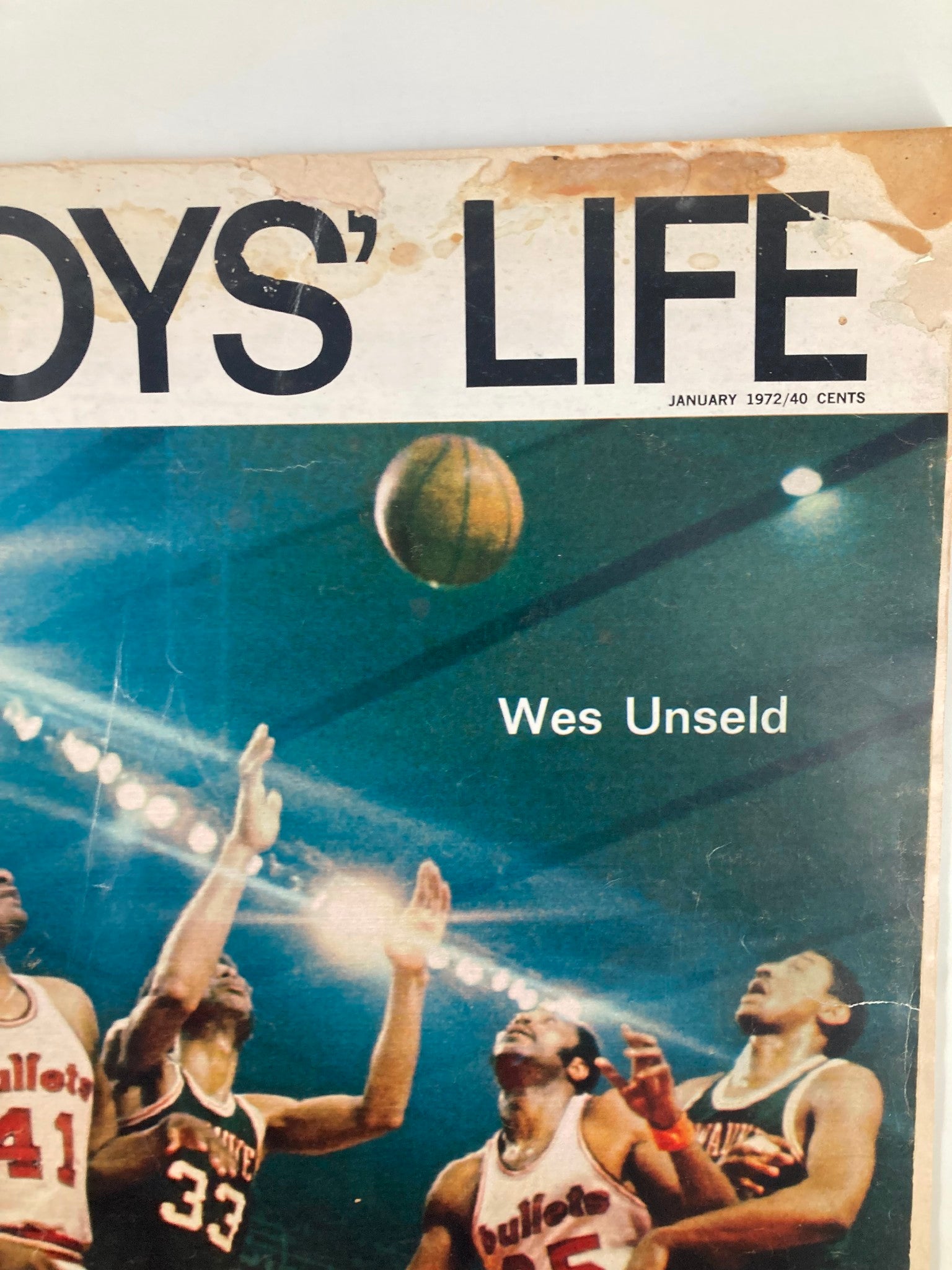 VTG Boys' Life Magazine January 1972 The Many Faces of Wes Unseld by Dick Kaplan