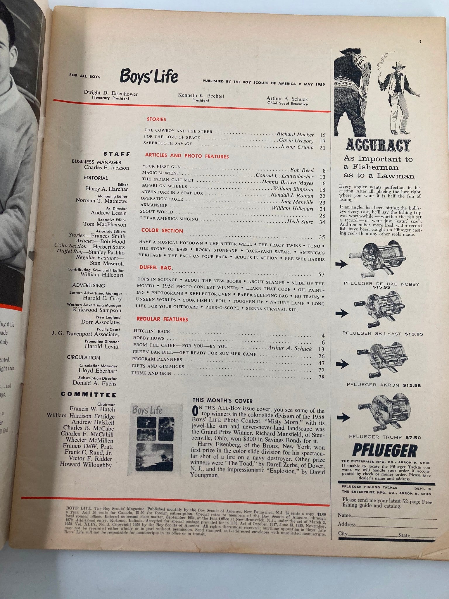 VTG Boys' Life Magazine May 1959 Top Winners in the Color Slide Division