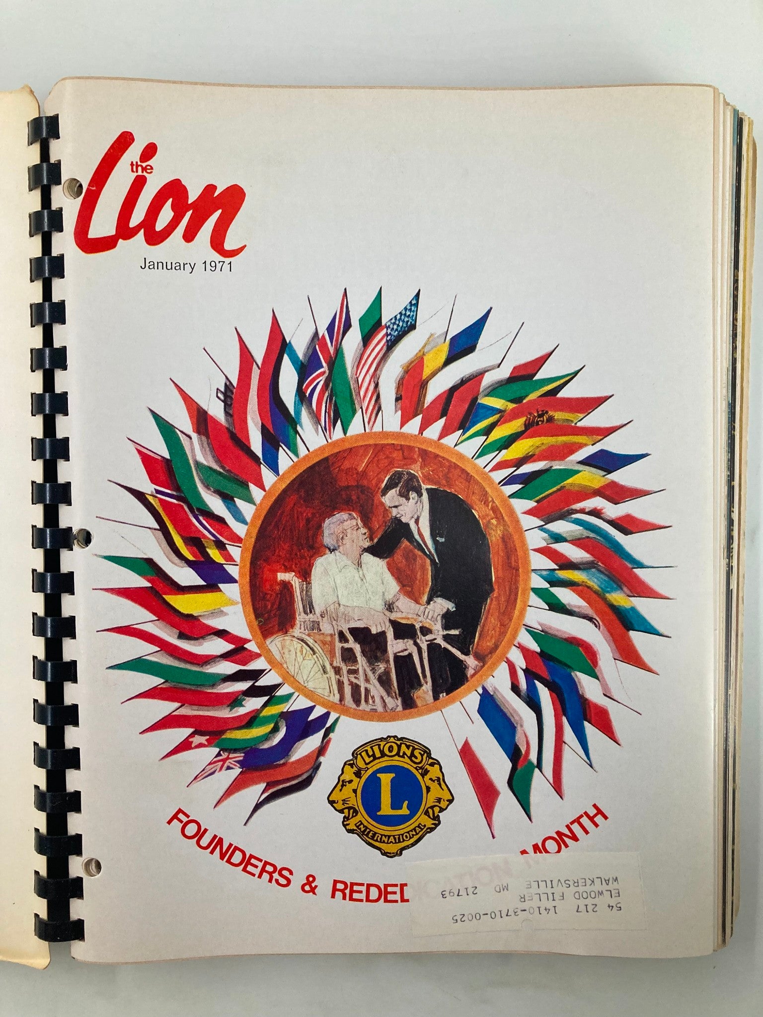 1971 January-December The Lion Magazine Full Year Hard Cover Compilation Issues