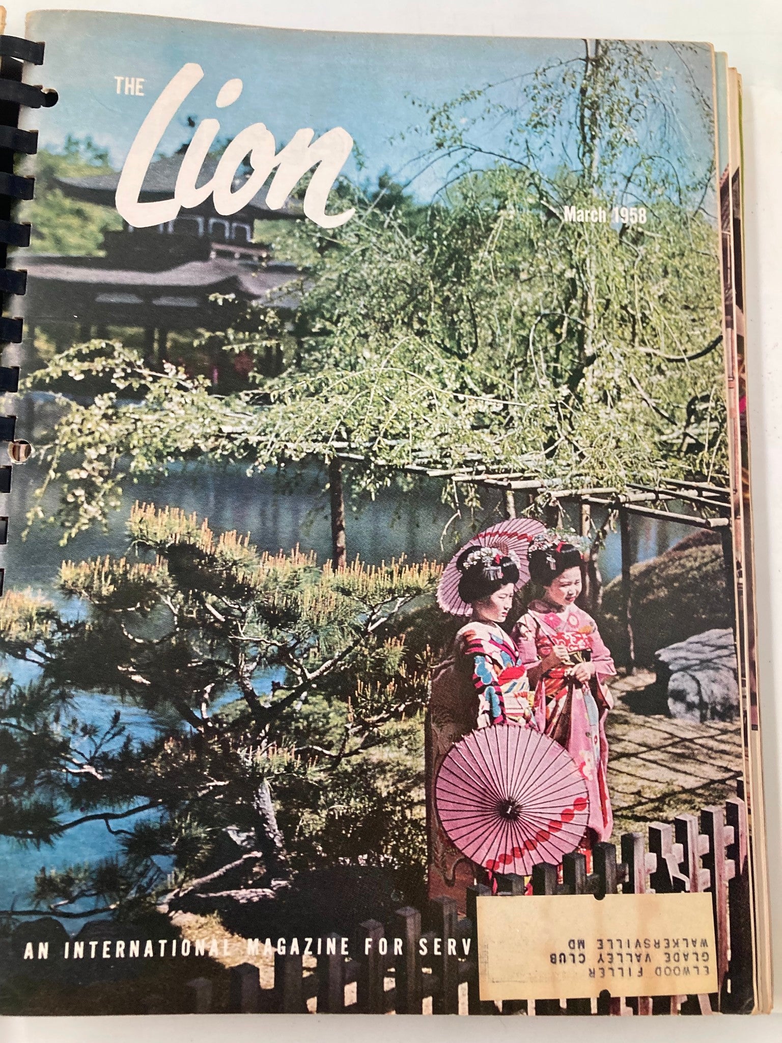 1958 January-December The Lion Magazine Full Year Hard Cover Compilation Issues