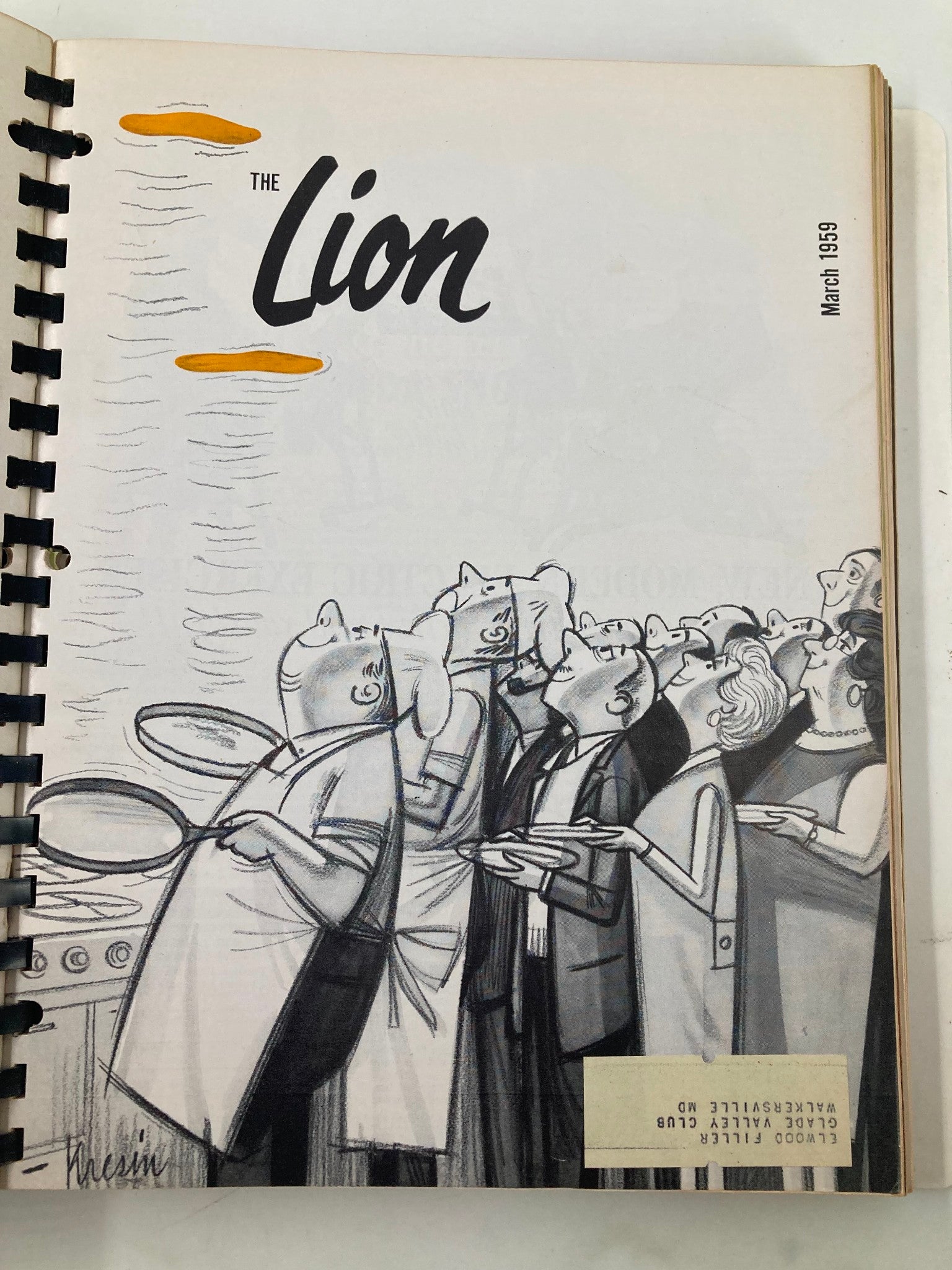 1959 January-December The Lion Magazine Full Year Hard Cover Compilation Issues