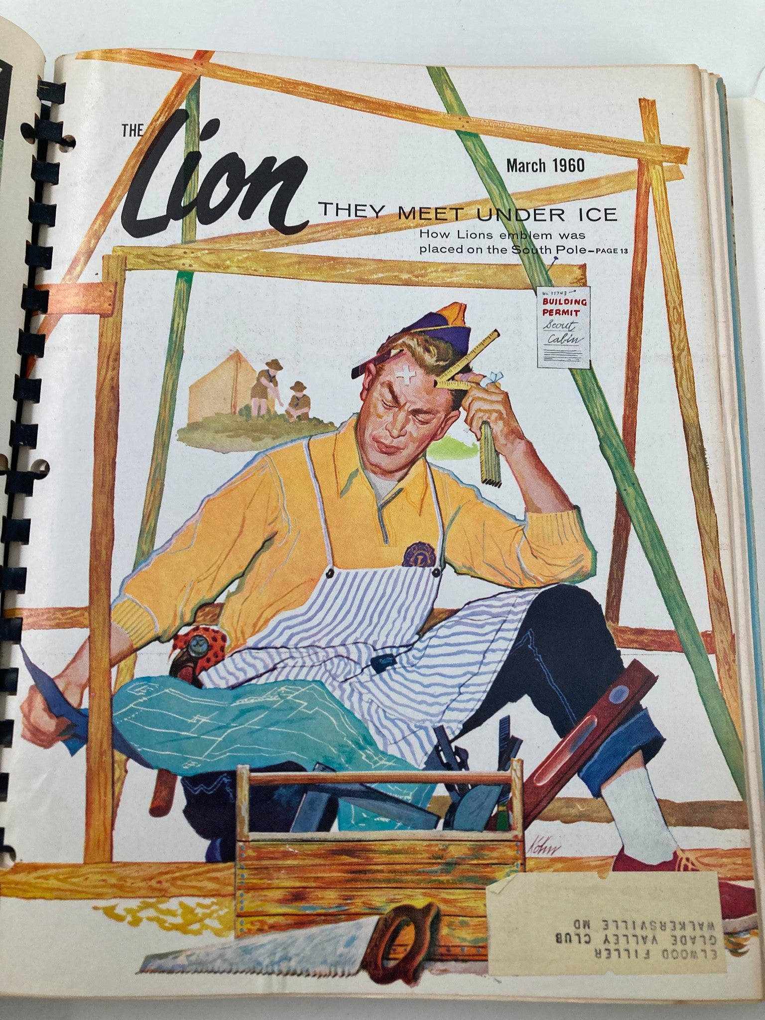 1960 January-December The Lion Magazine Full Year Hard Cover Compilation Issues