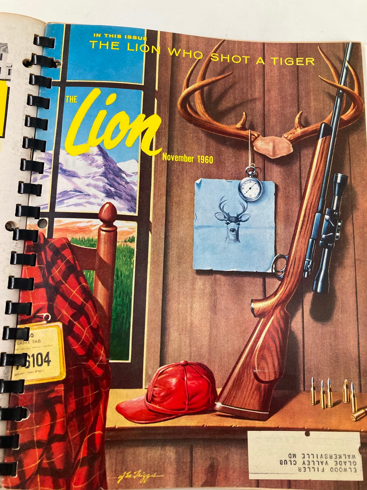 1960 January-December The Lion Magazine Full Year Hard Cover Compilation Issues