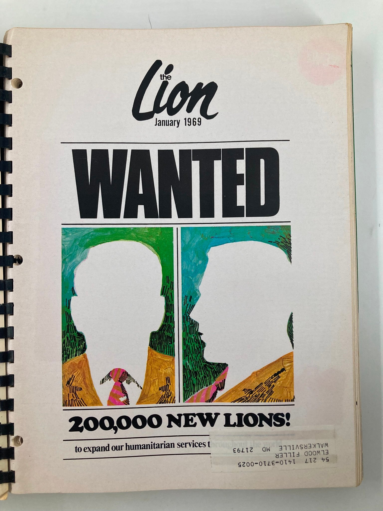 1969 January-December The Lion Magazine Full Year Hard Cover Compilation Issues